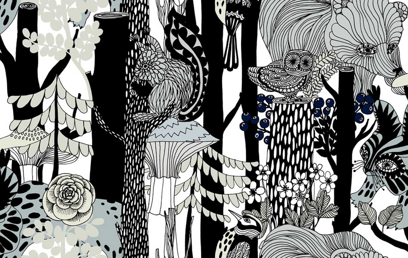 Hooked on Walls Marimekko Volume 05 Veljekset 23341 Behang