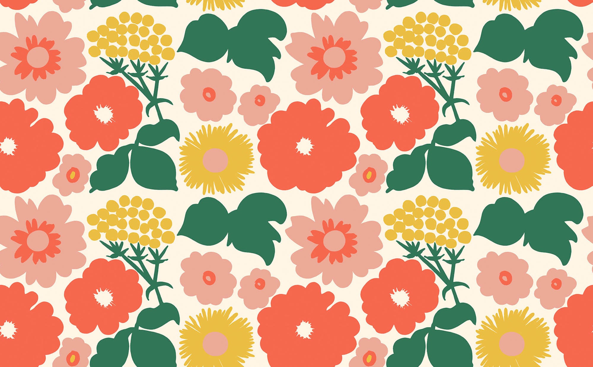 Hooked on Walls Marimekko Volume 07 Kukkatori 25932 Behang