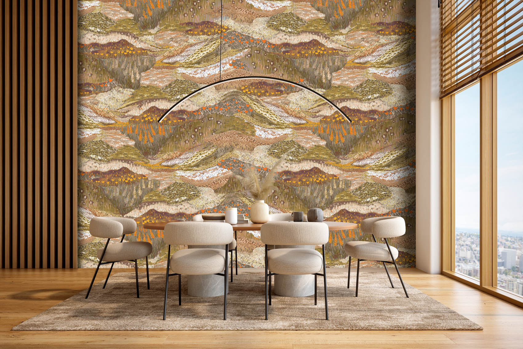 Hooked on Walls Marta Cortese Another View 37866 Behang