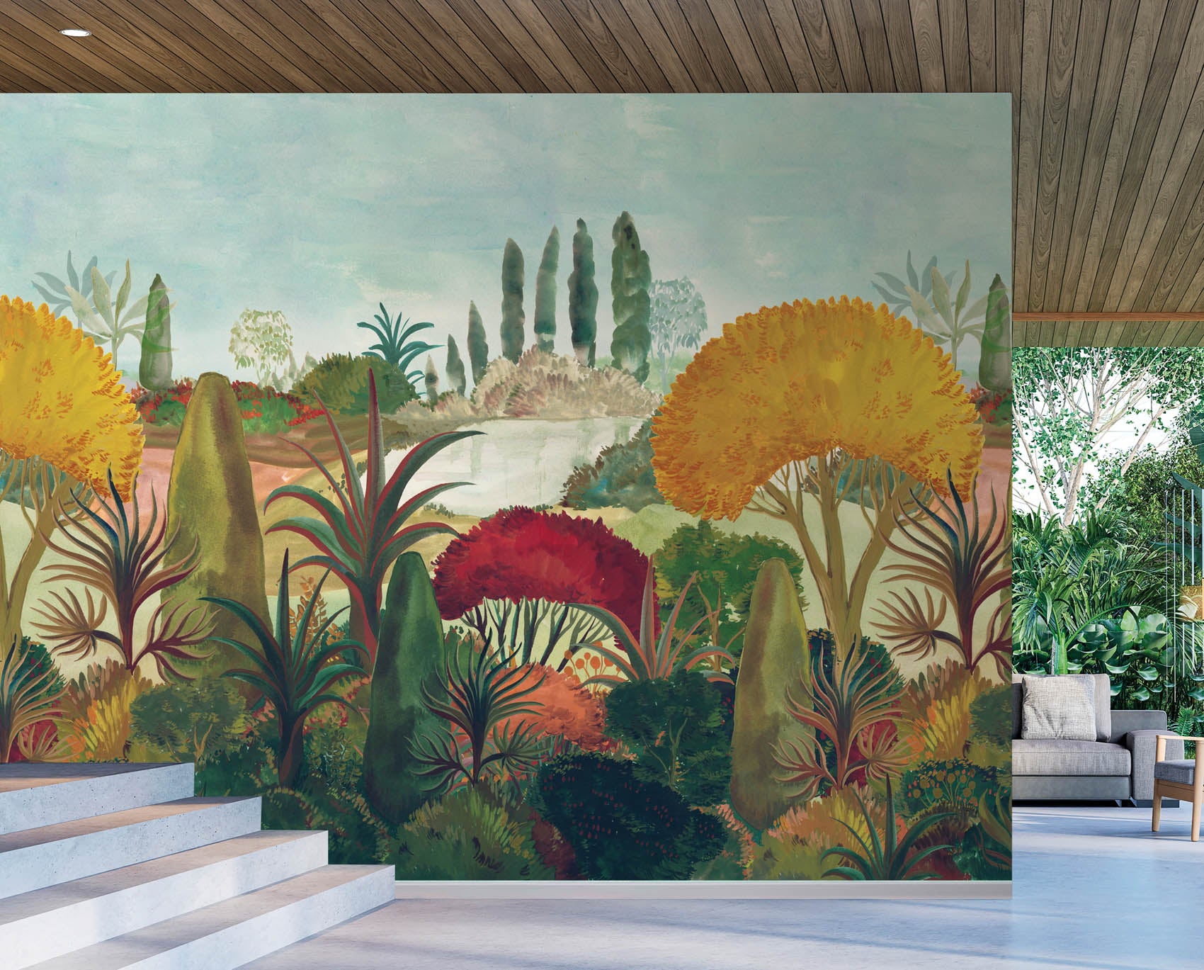 Hooked on Walls Marta Cortese Botanical Landscape 37871 Behang