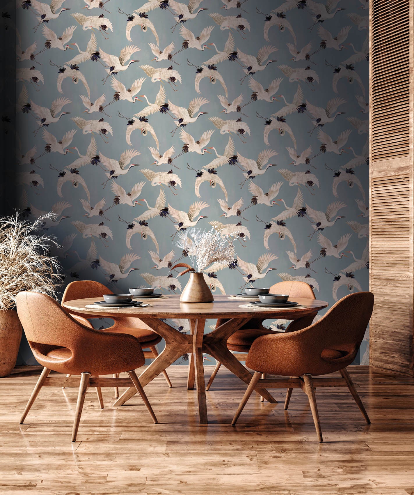 Hooked on Walls Marta Cortese Cranes 37821 Behang