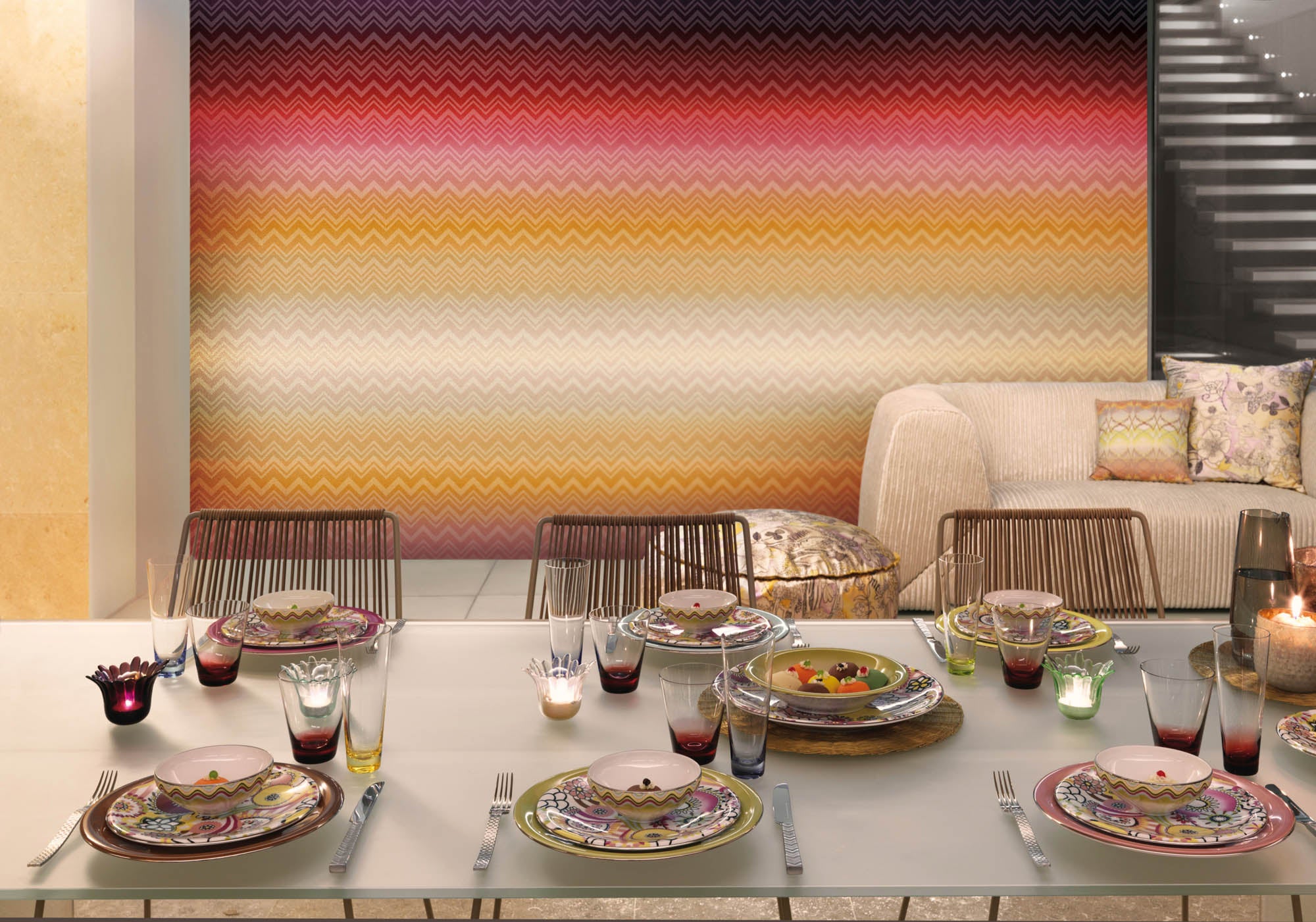 Hooked on Walls Missoni Home Wallcoverings 01 Panoramique 20091 Behang