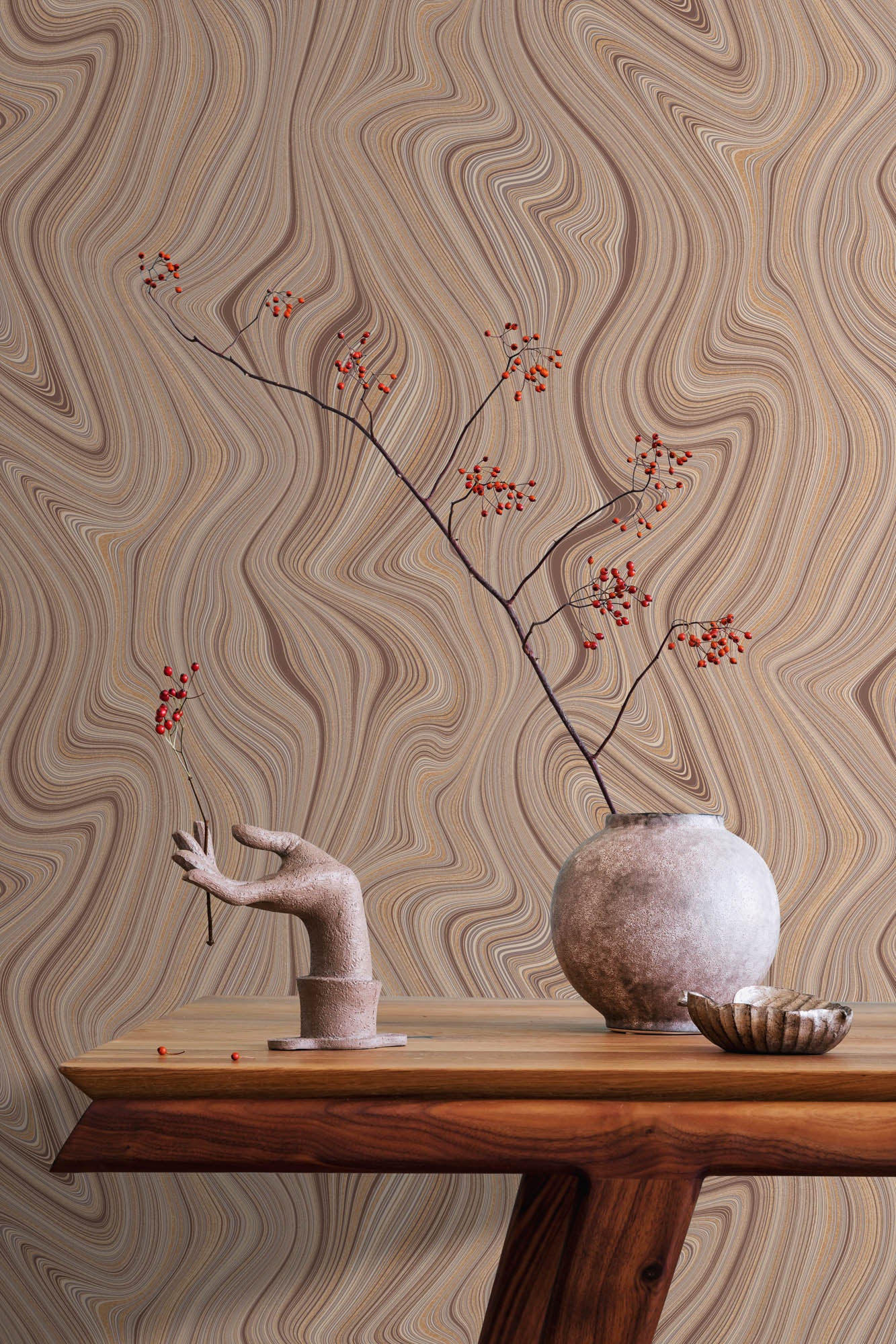 Hooked on Walls Passe Partout 2026 Colour Vibes Organic Lines 29890 Behang