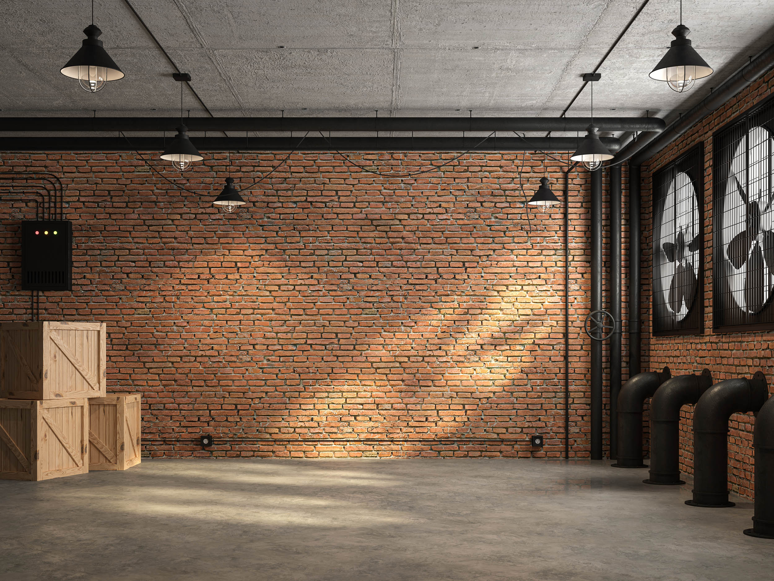 Industriele Bakstenen Loft - LW00580