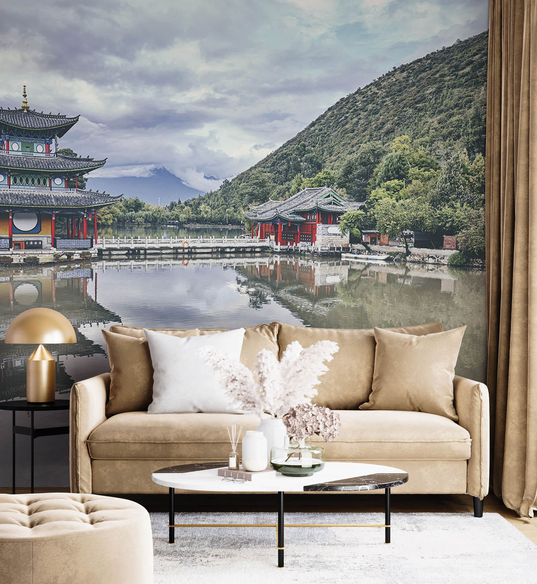 Jade Spring Park China - LW00090 Fotobehang