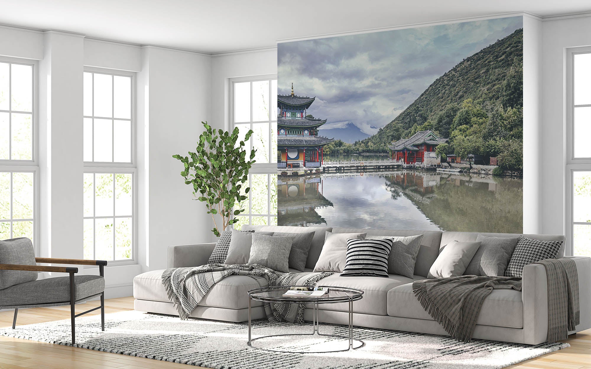Jade Spring Park China - LW00090 Fotobehang