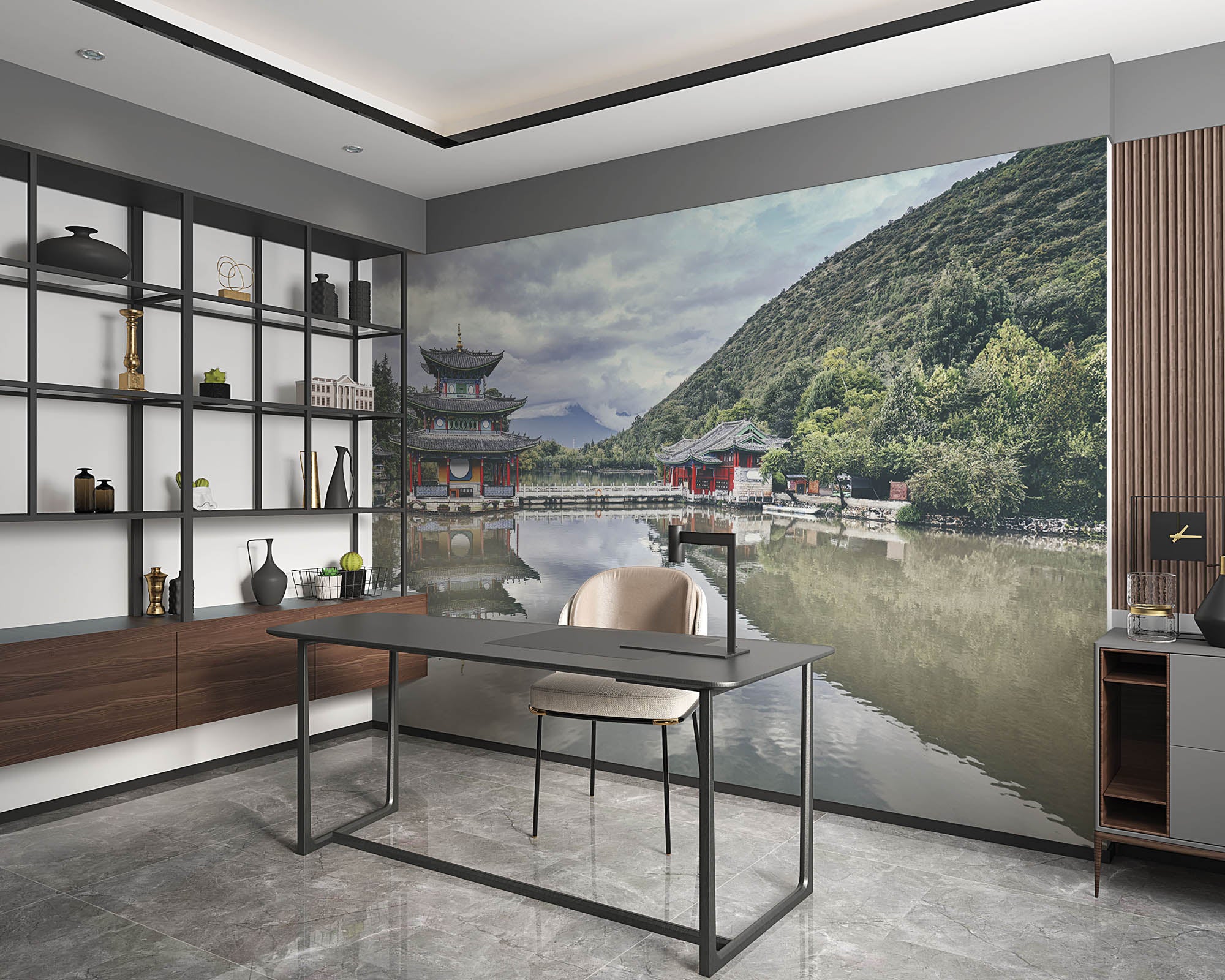 Jade Spring Park China - LW00090 Fotobehang