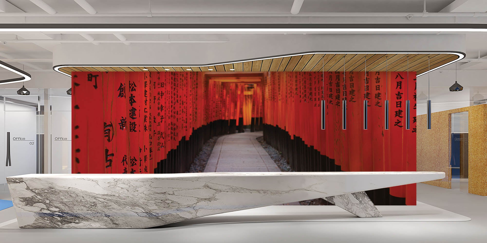 Japanse poort- LW00032 Fotobehang