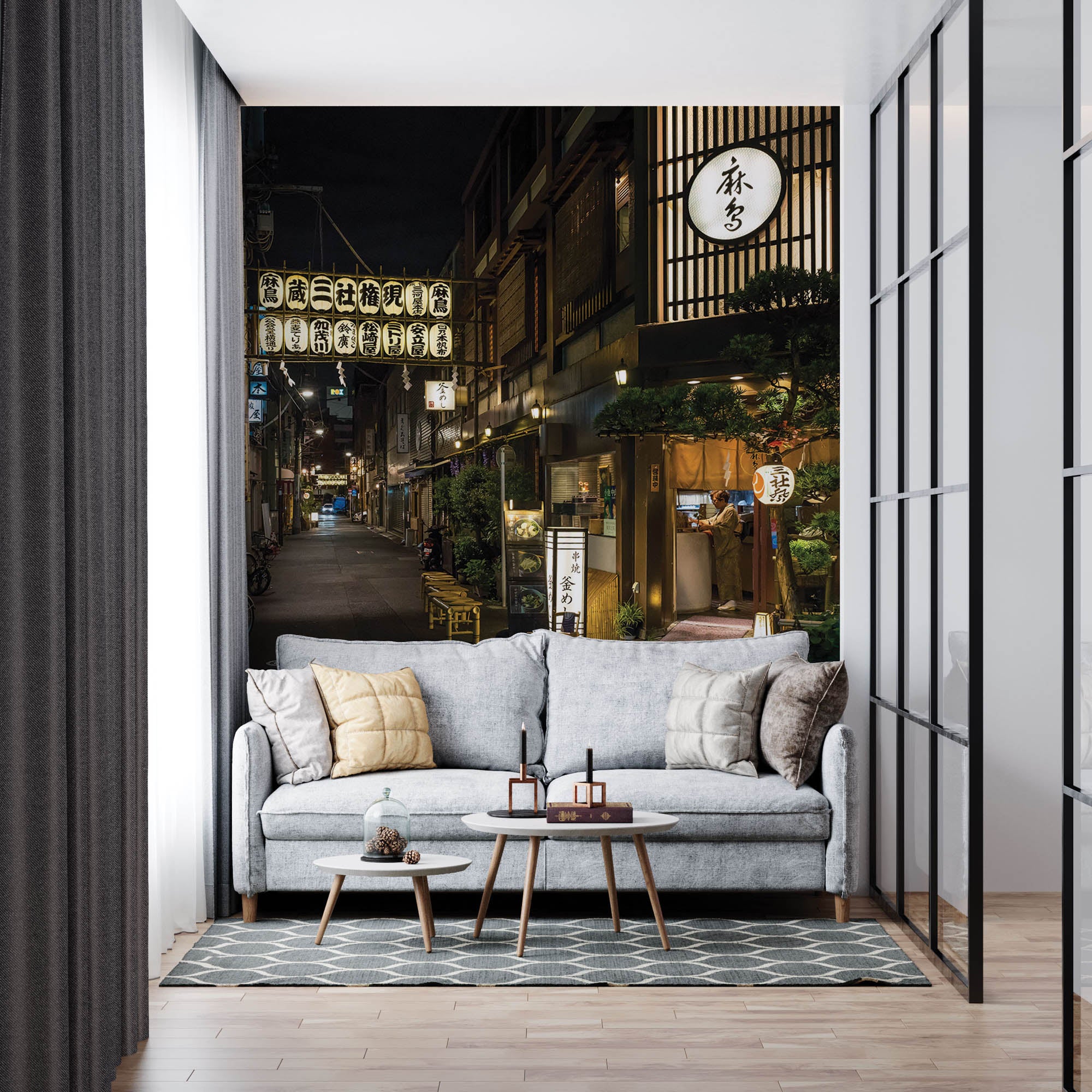 Japanse vrouw in kimono - LW00085 Fotobehang