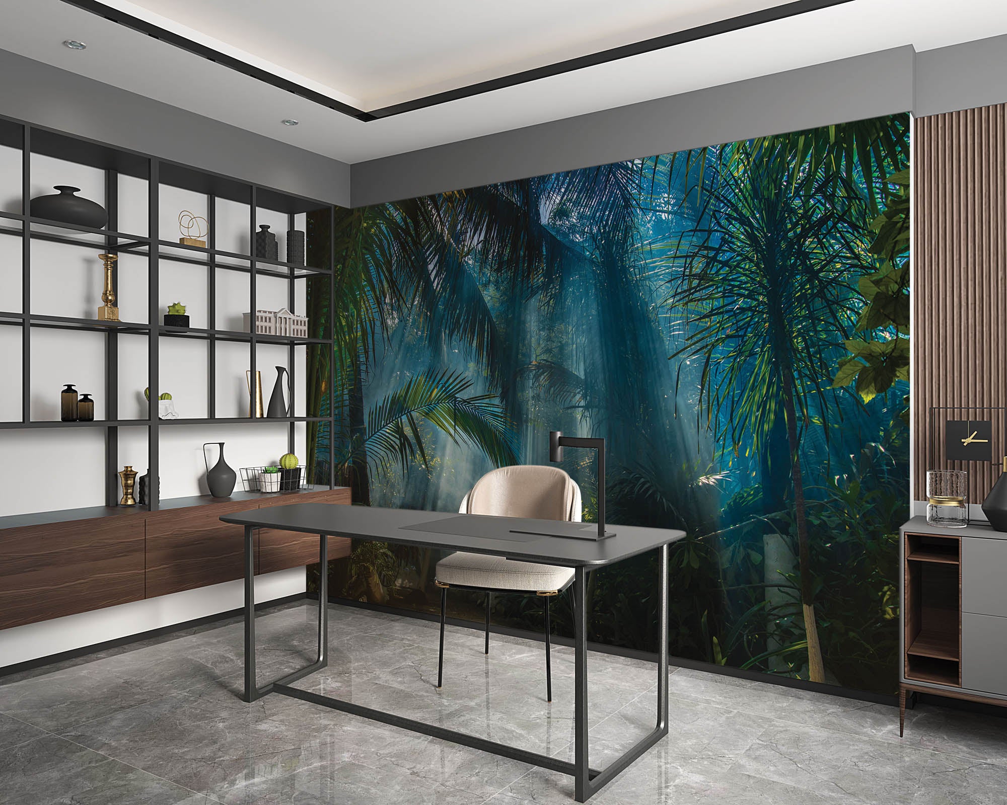 Jungle in ochtendlicht - LW00286 Fotobehang