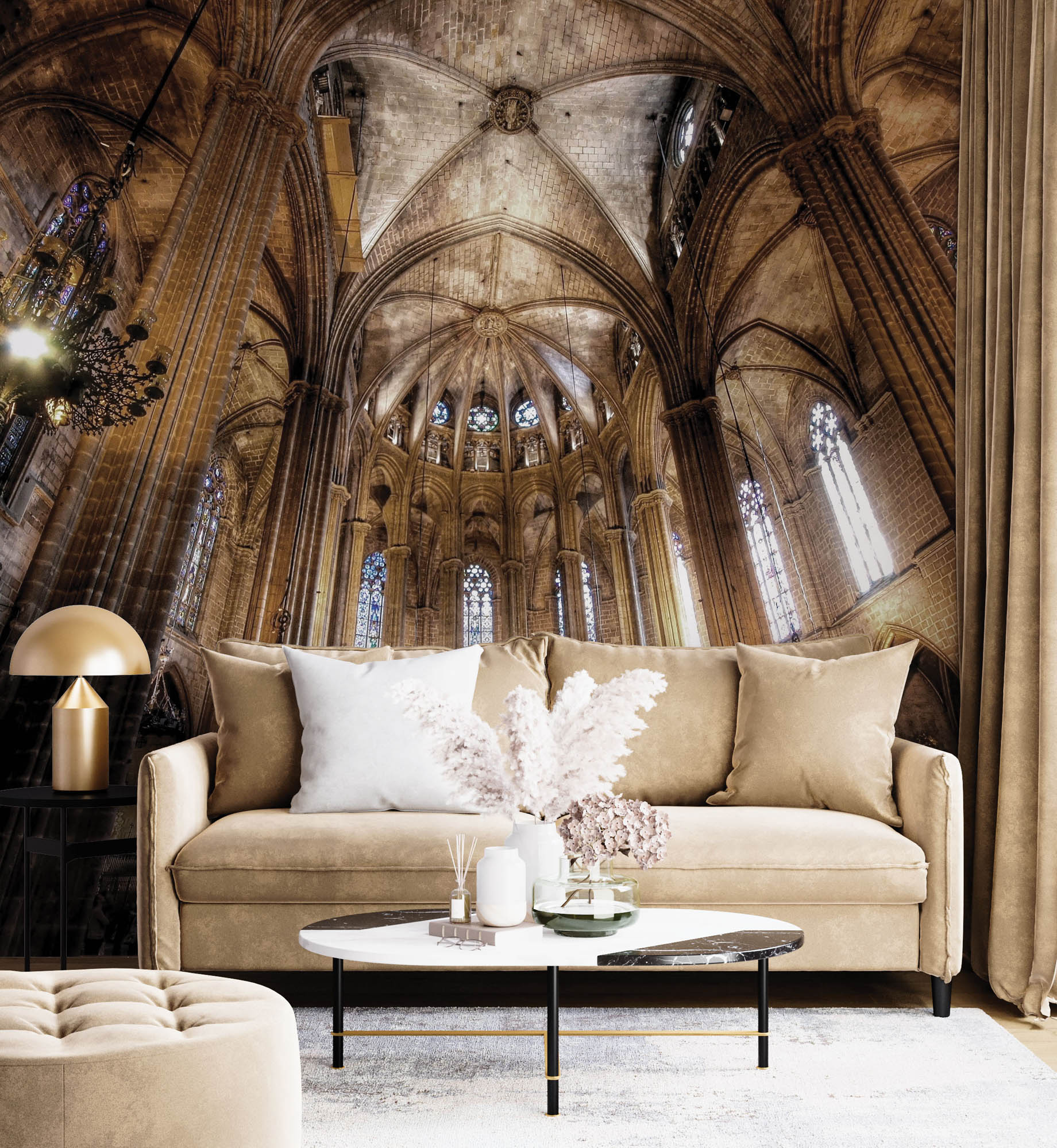 Kathedraal Santa Eulalia- LW00005 Fotobehang