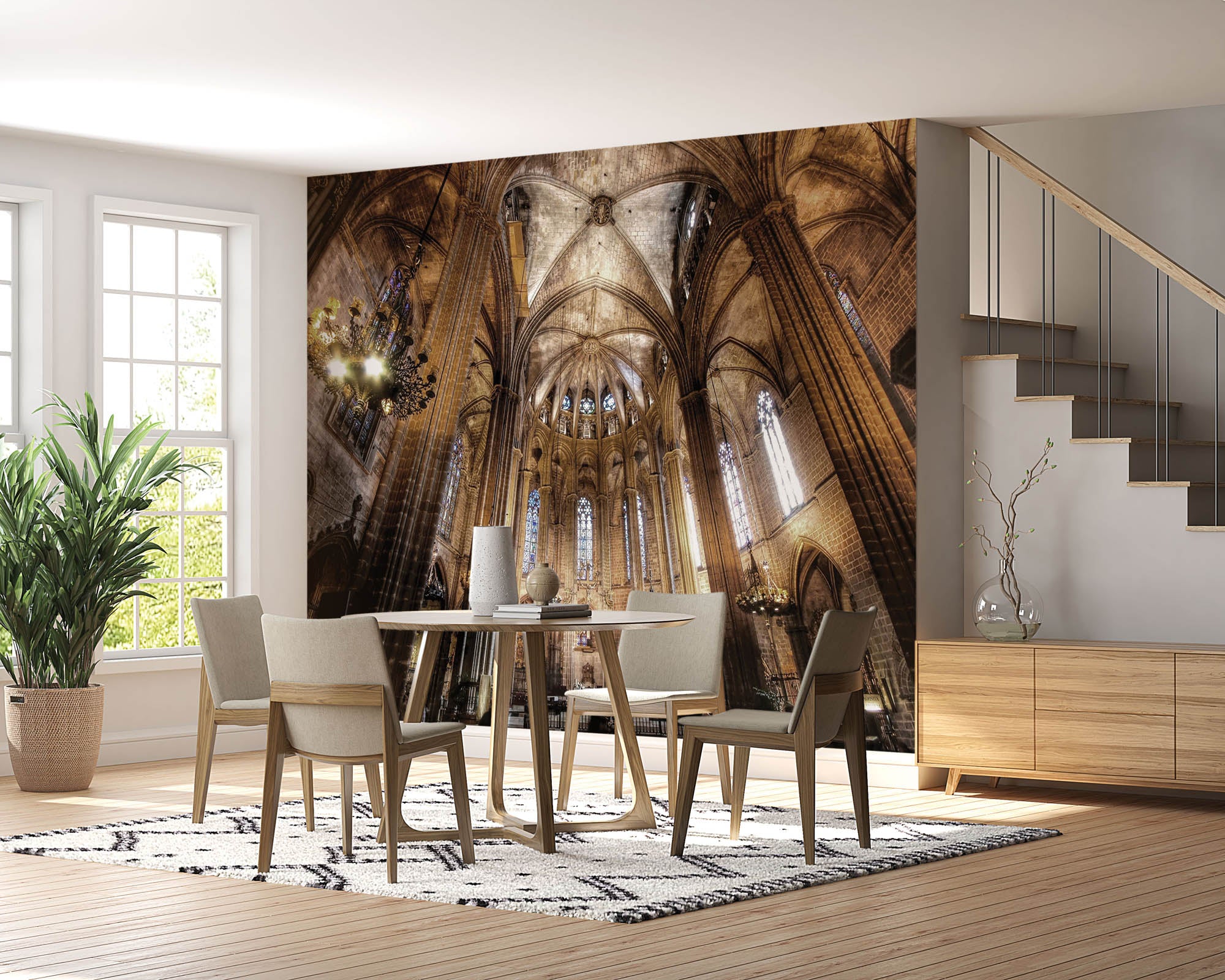 Kathedraal Santa Eulalia- LW00005 Fotobehang