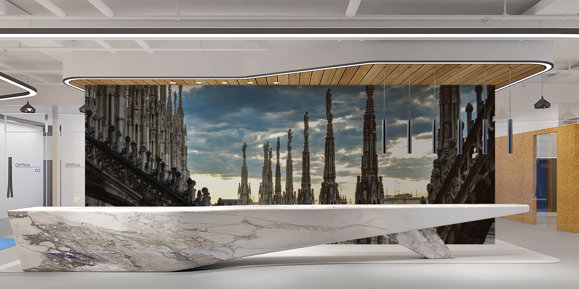 Kathedraal van Milaan - LW00392 Fotobehang