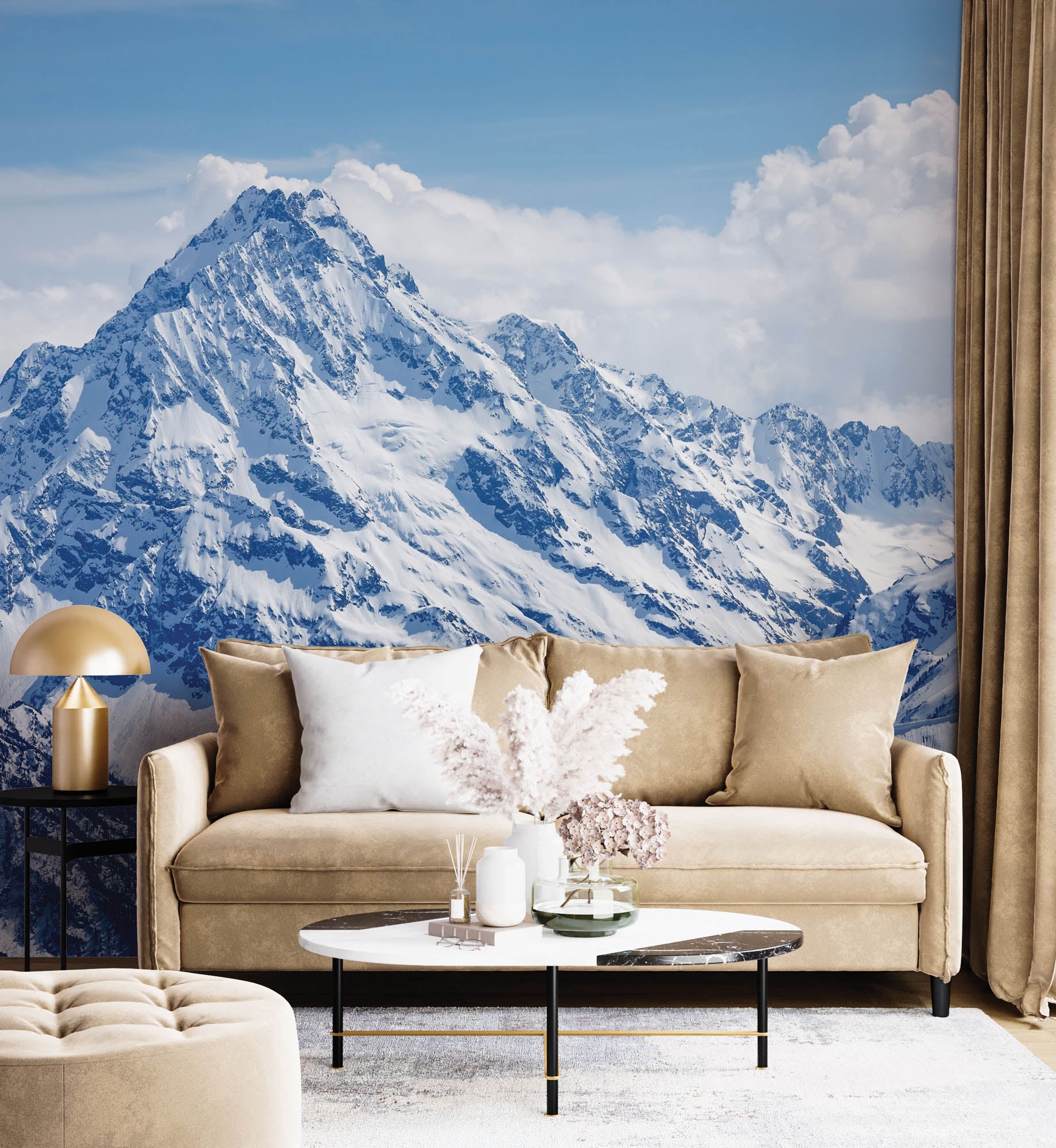 Kaukasus bergtop Pshish  - LW00112 Fotobehang