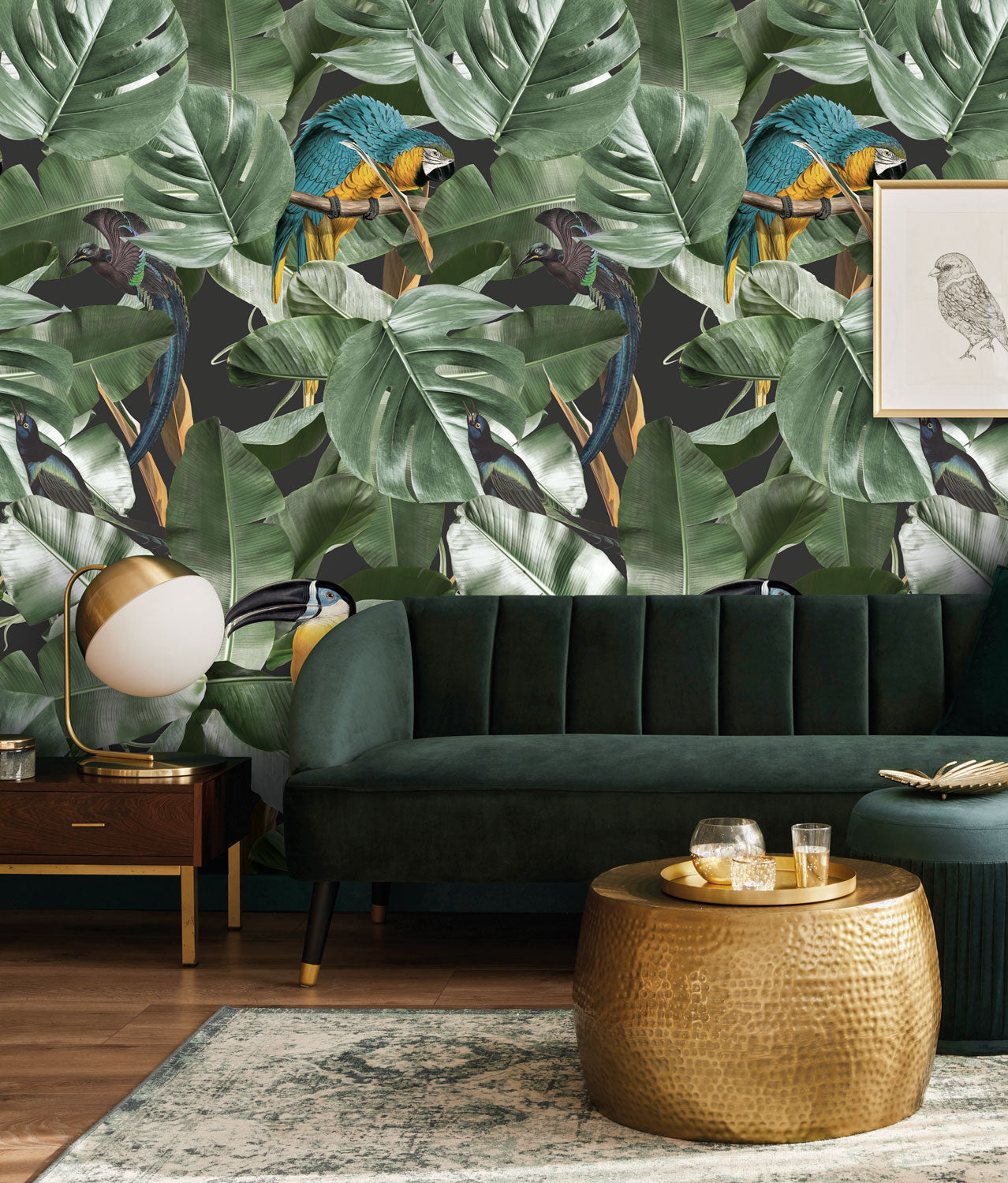 KEK Amsterdam Botanical Birds WP-579 Behang