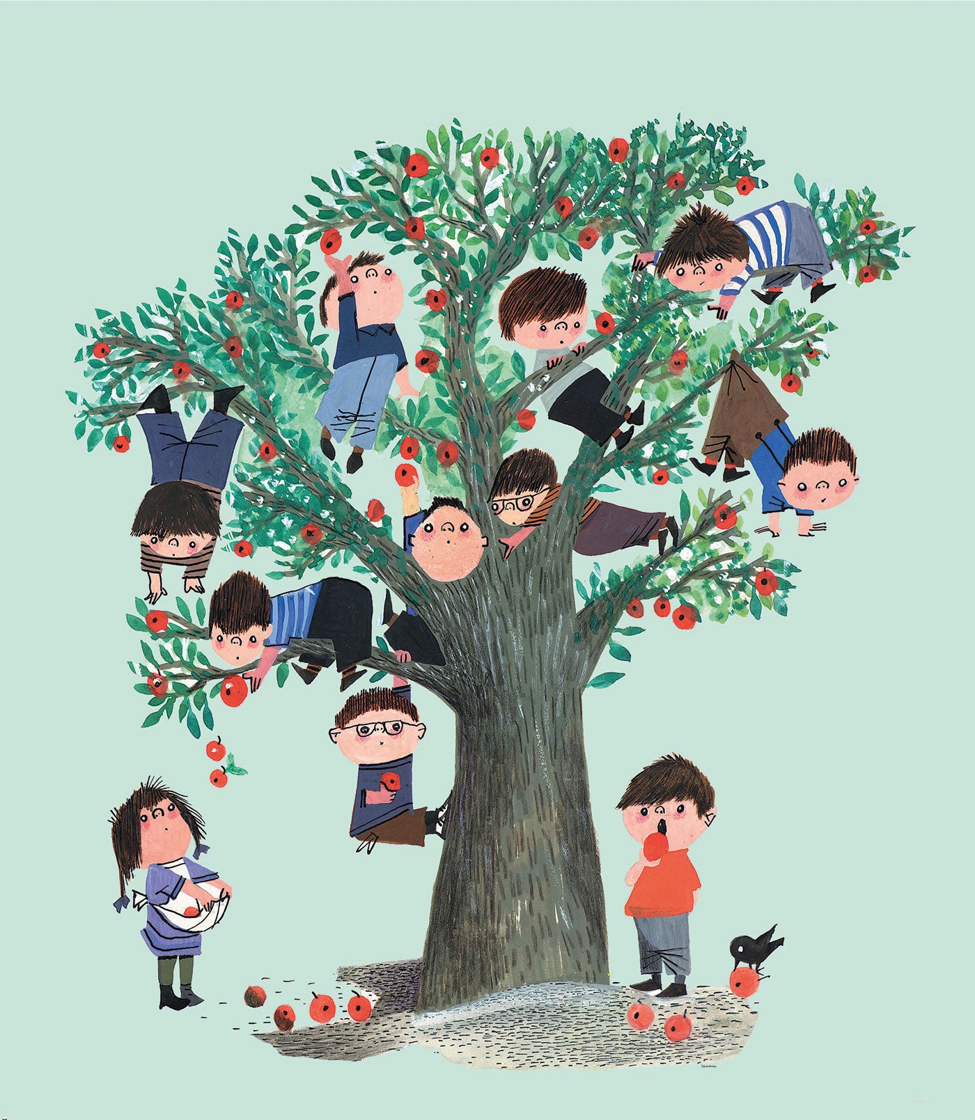 KEK Amsterdam Fiep Westendorp Apple Tree WS-030 - 5 Sheets Behang