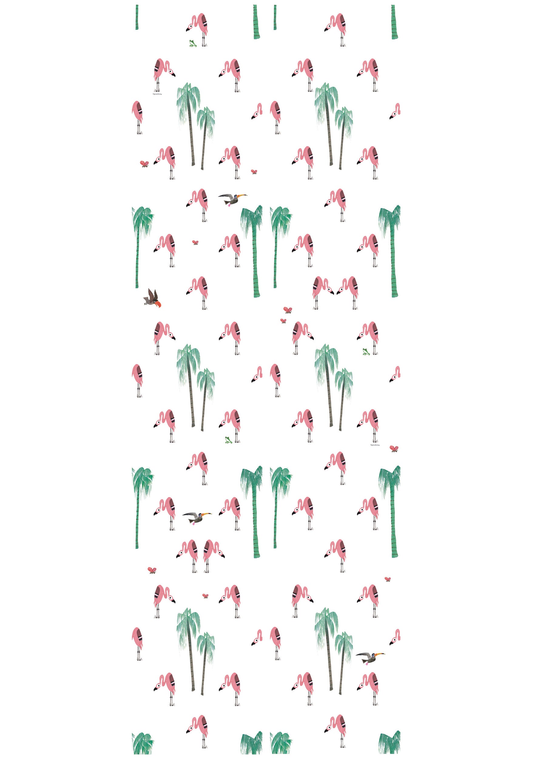 KEK Amsterdam Fiep Westendorp Flamingo WP-122 Behang
