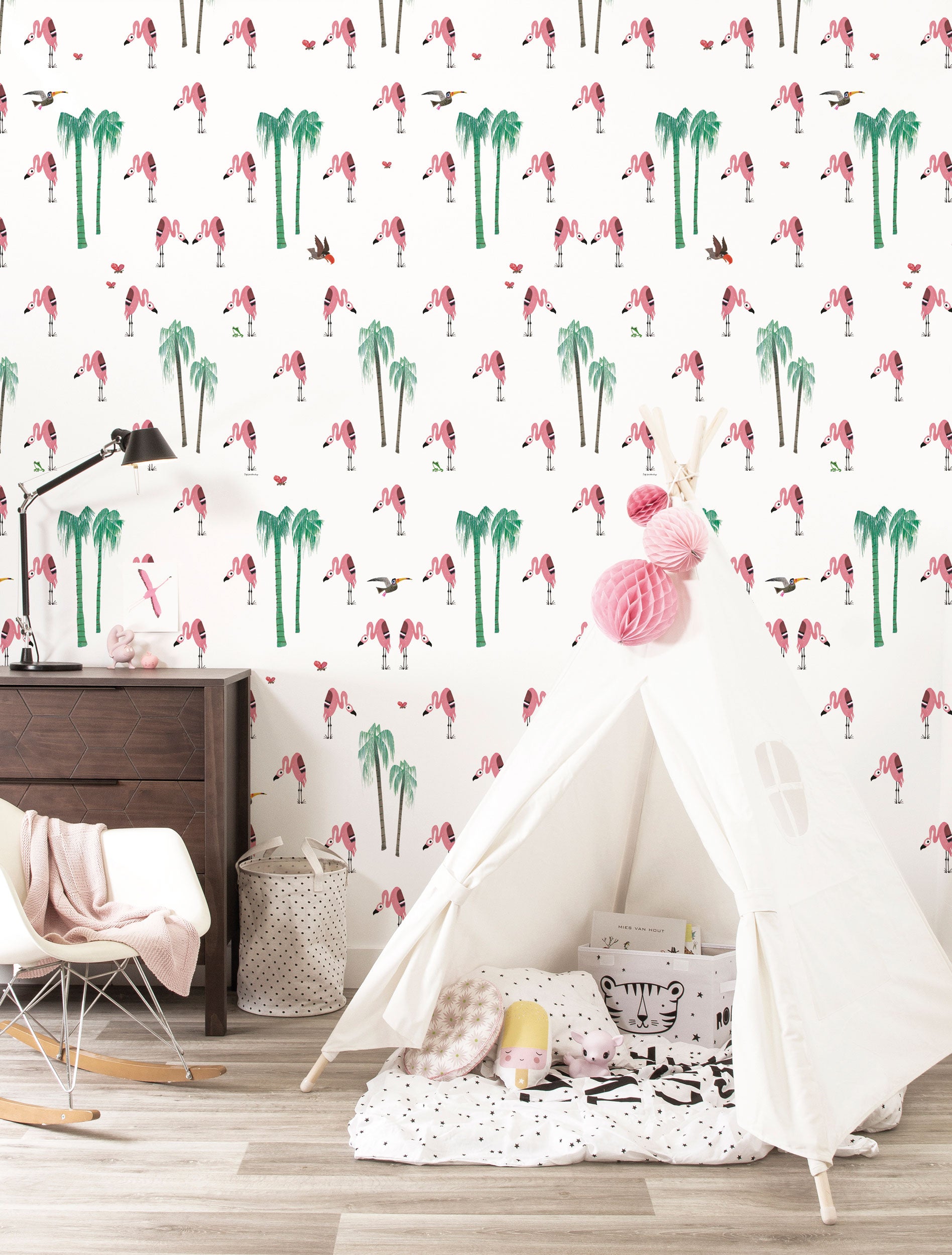 KEK Amsterdam Fiep Westendorp Flamingo WP-122 Behang
