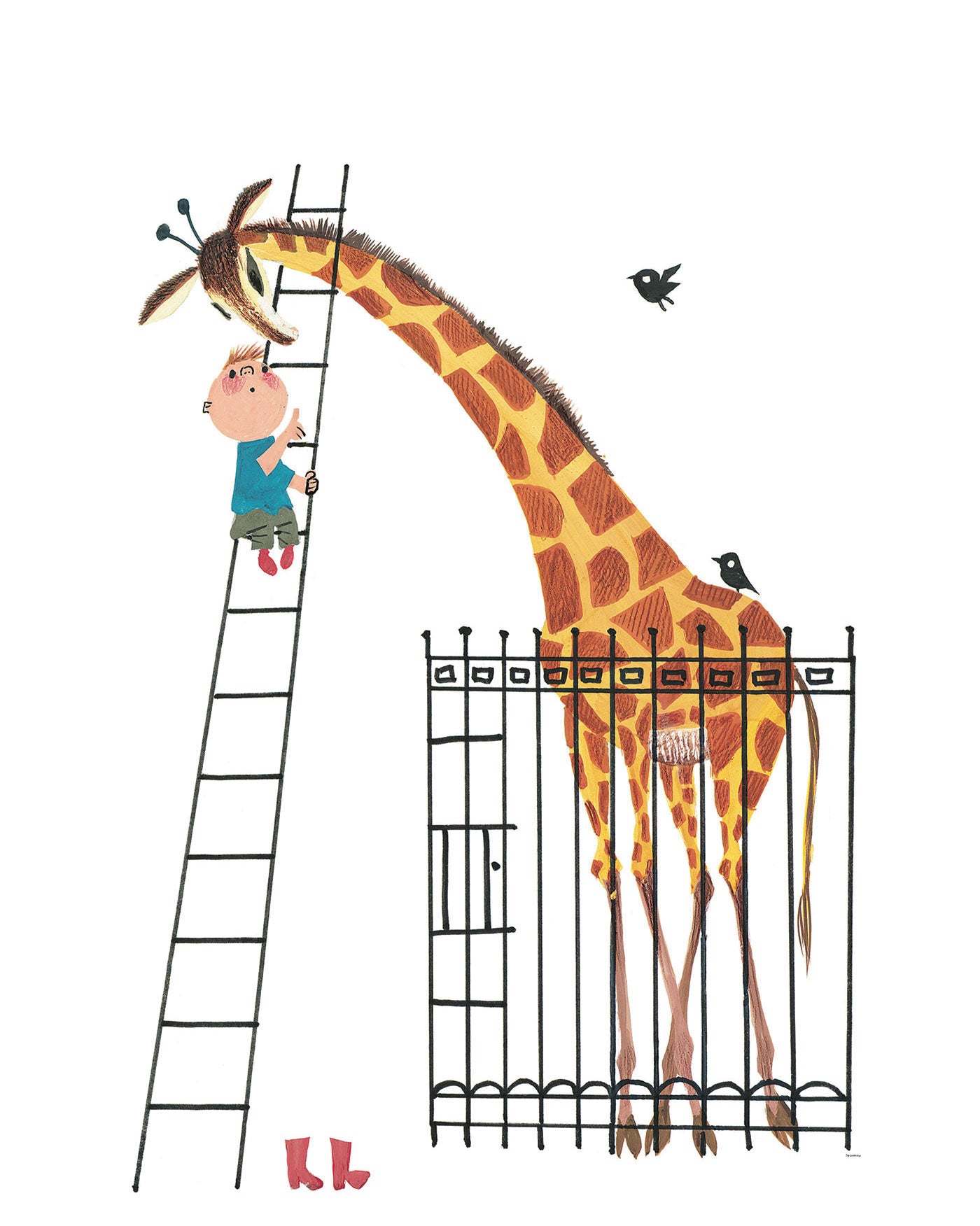 KEK Amsterdam Fiep Westendorp Giant Giraffe WS-040 - 5 Sheets Behang