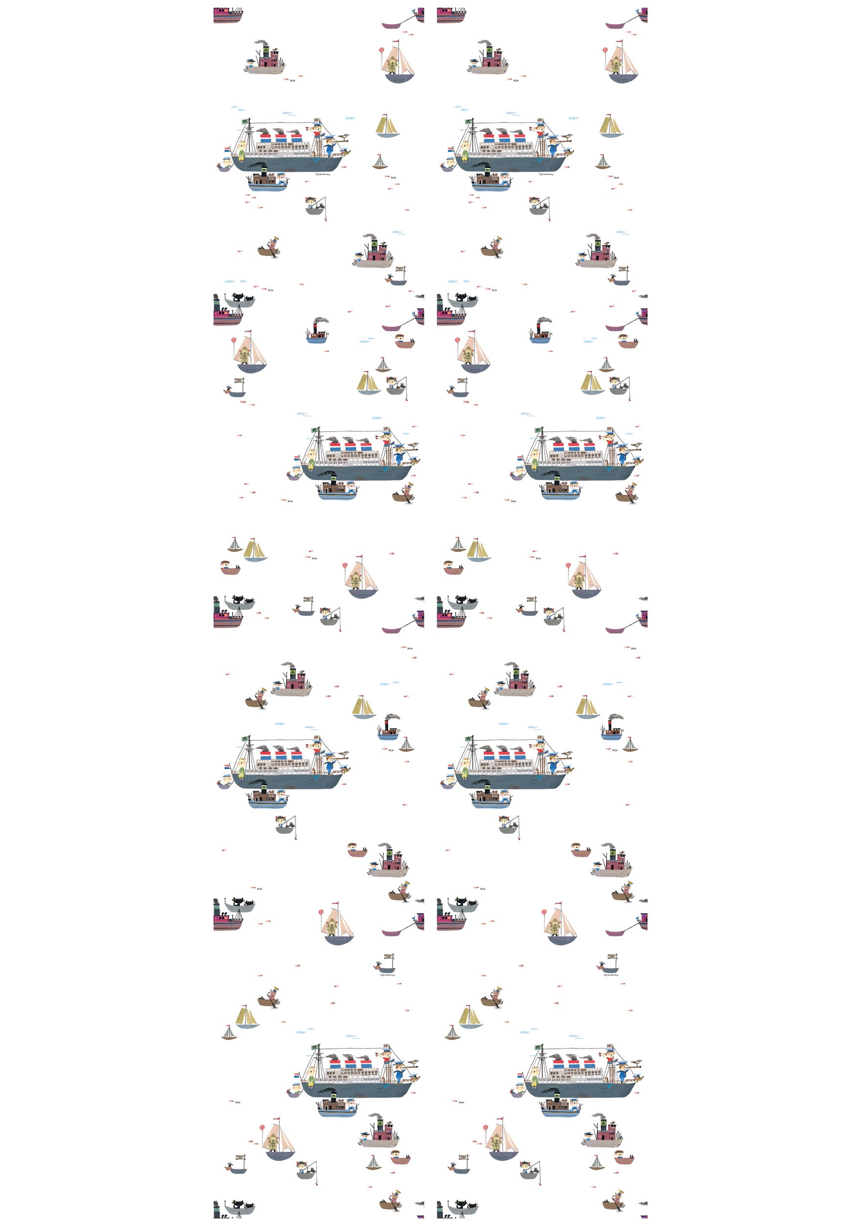 KEK Amsterdam Fiep Westendorp Holland America Line WP-103 Behang