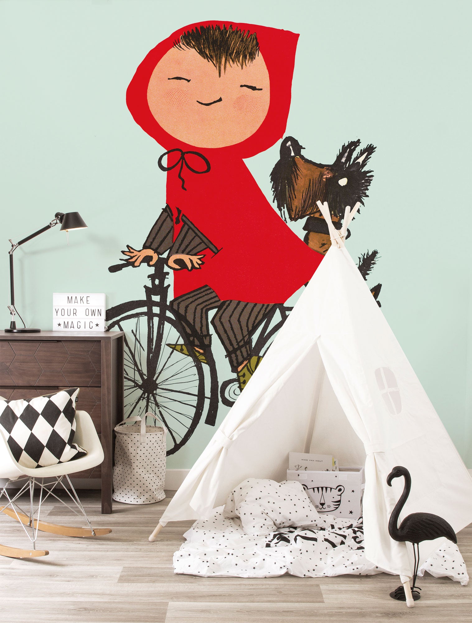 KEK Amsterdam Fiep Westendorp Riding my Bike WS-036 - 5 Sheets Behang