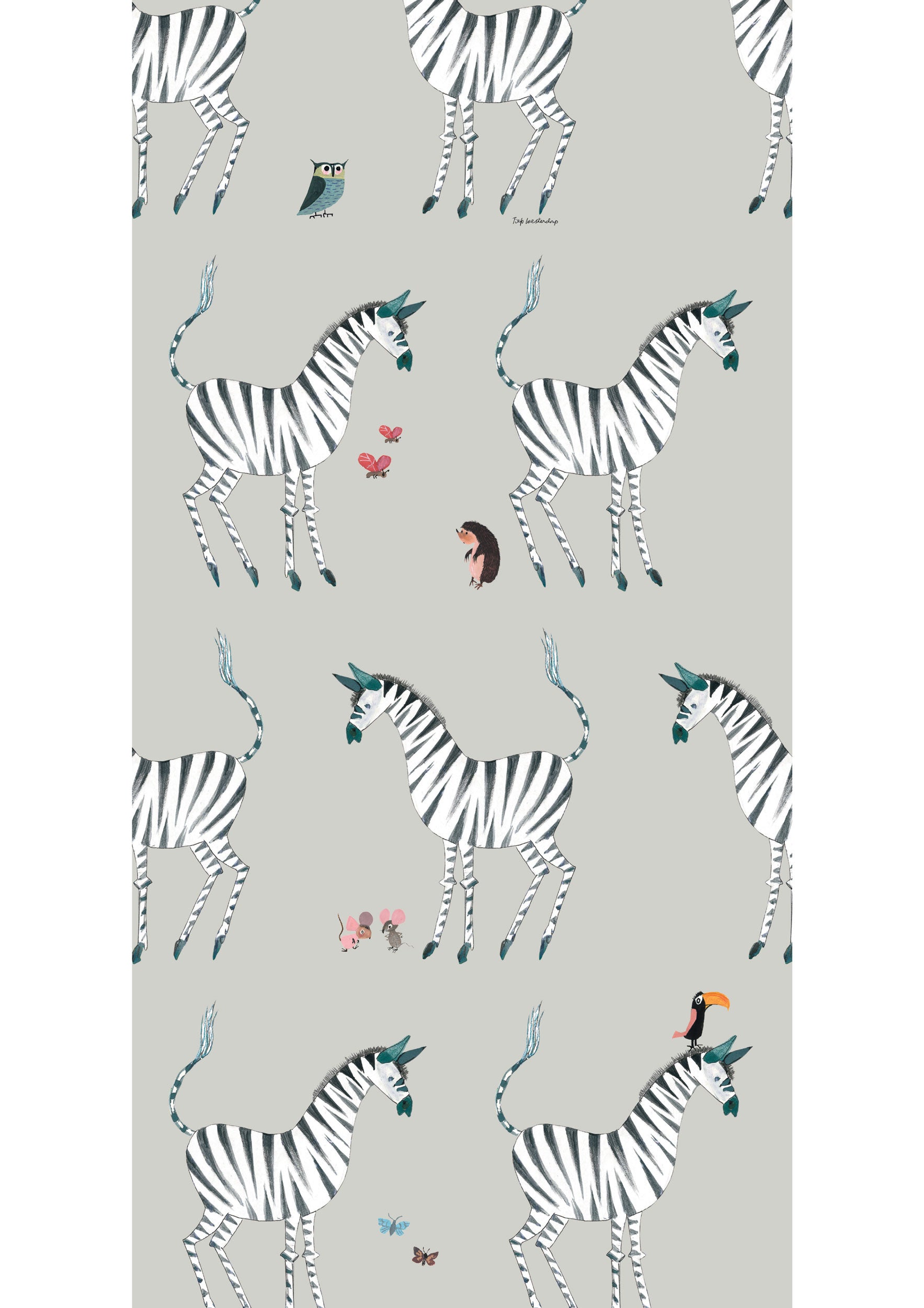KEK Amsterdam Fiep Westendorp Zebra WP-126 Behang