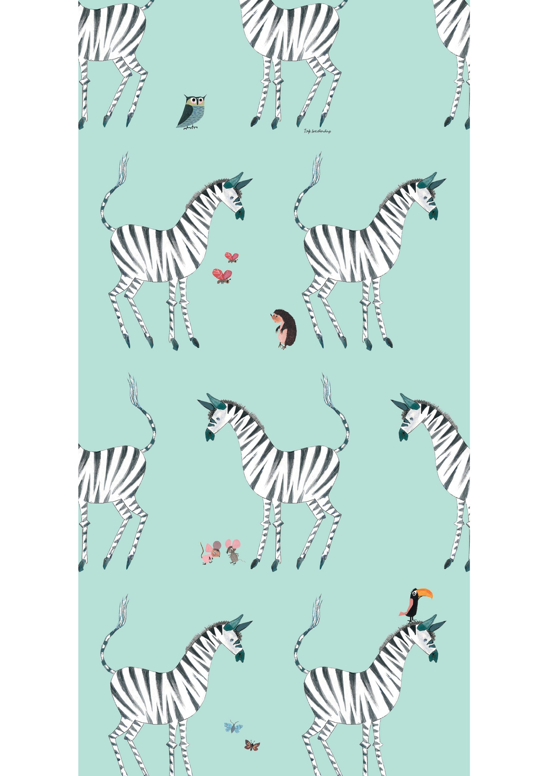 KEK Amsterdam Fiep Westendorp Zebra WP-128 Behang