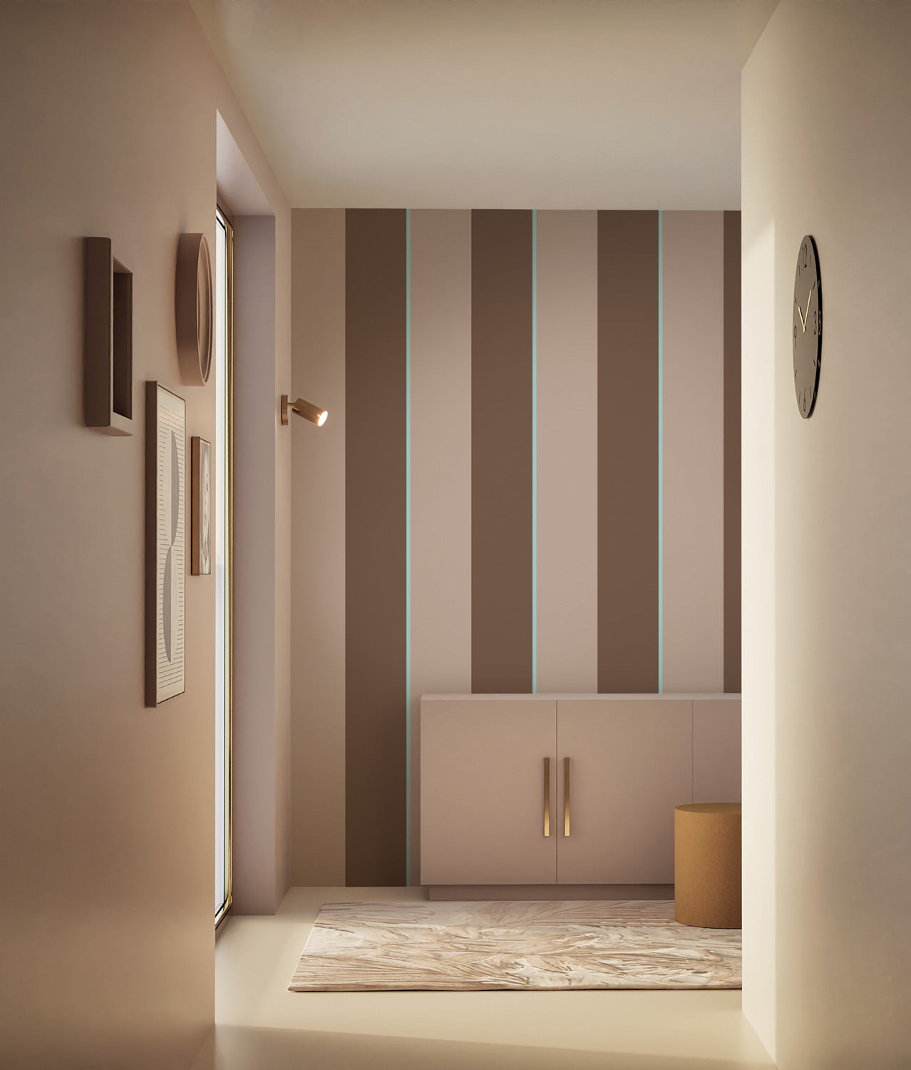 KEK Amsterdam Frans Uyterlinde Bold Stripes FU-005 Behang