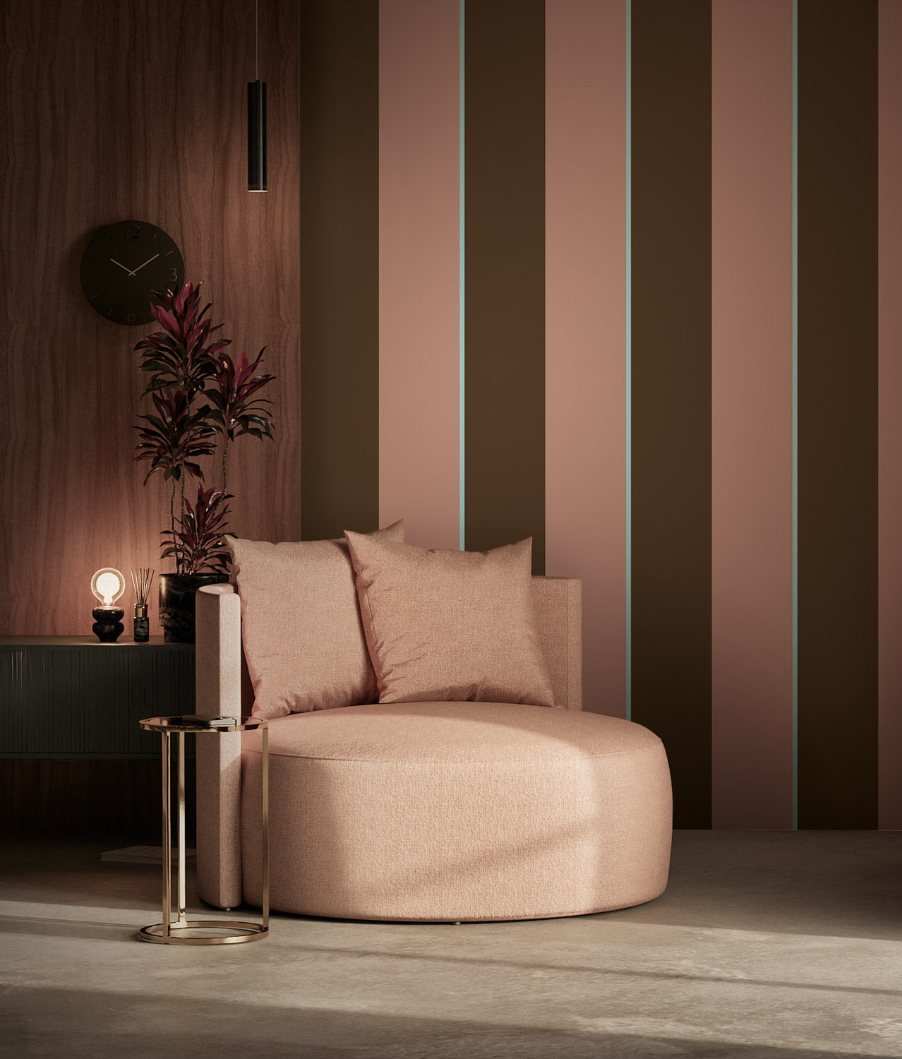 KEK Amsterdam Frans Uyterlinde Bold Stripes FU-012 Behang