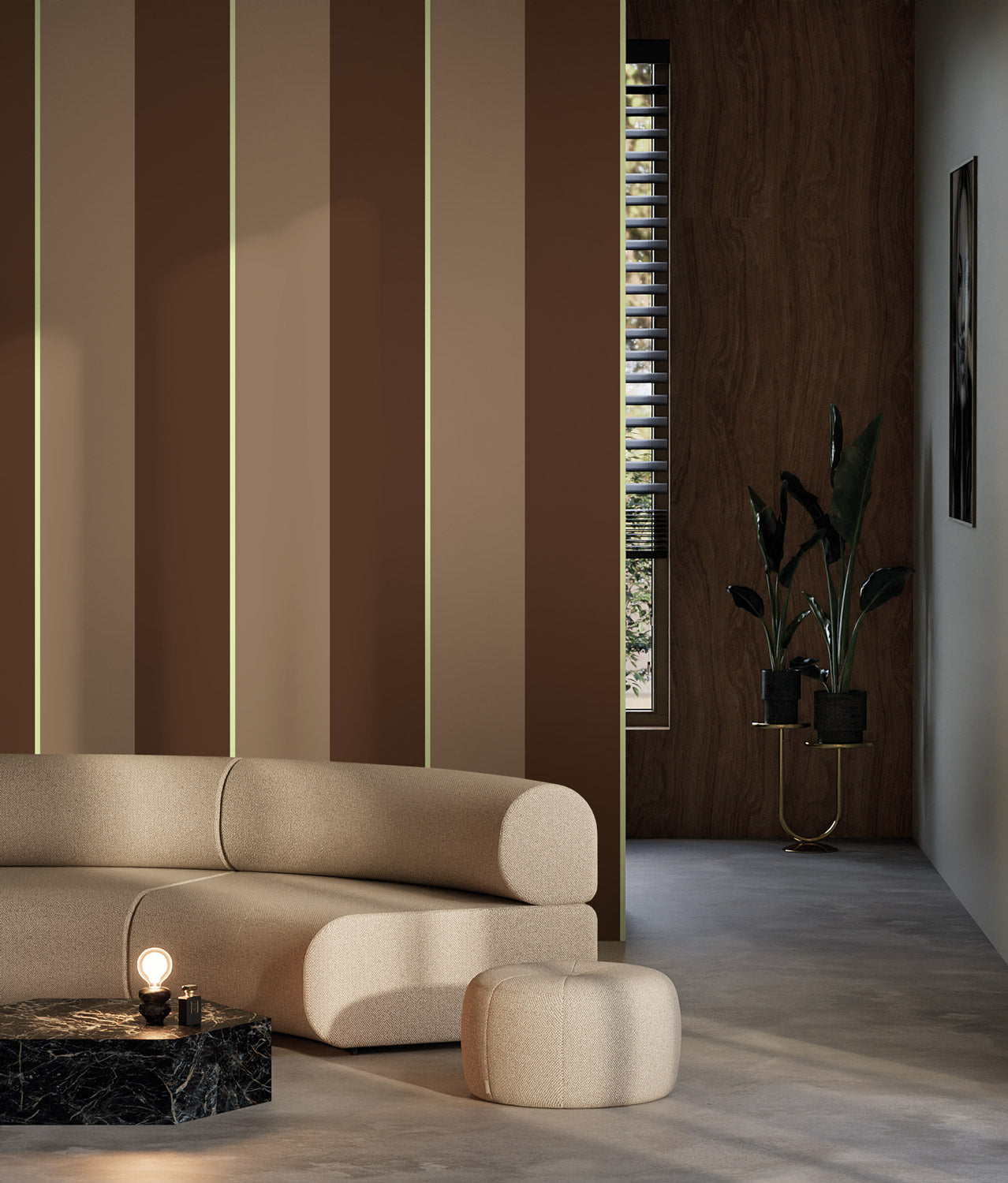 KEK Amsterdam Frans Uyterlinde Bold Stripes FU-013 Behang