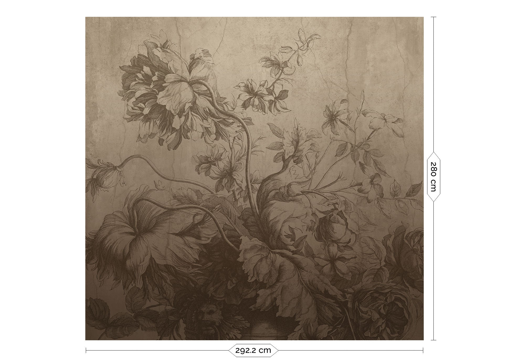 KEK Amsterdam Frans Uyterlinde Gradient Flowers FU-028 - 6 Sheets Behang