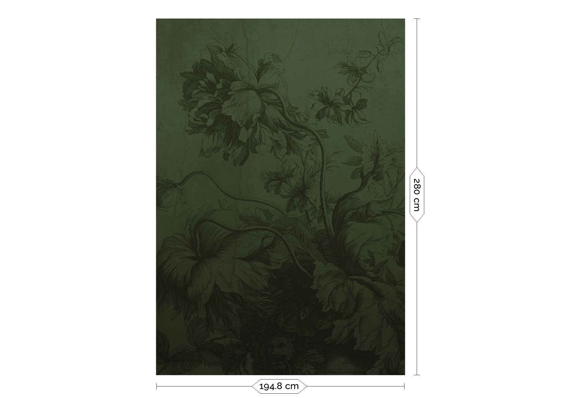 KEK Amsterdam Frans Uyterlinde Gradient Flowers FU-033 - 4 Sheets Behang