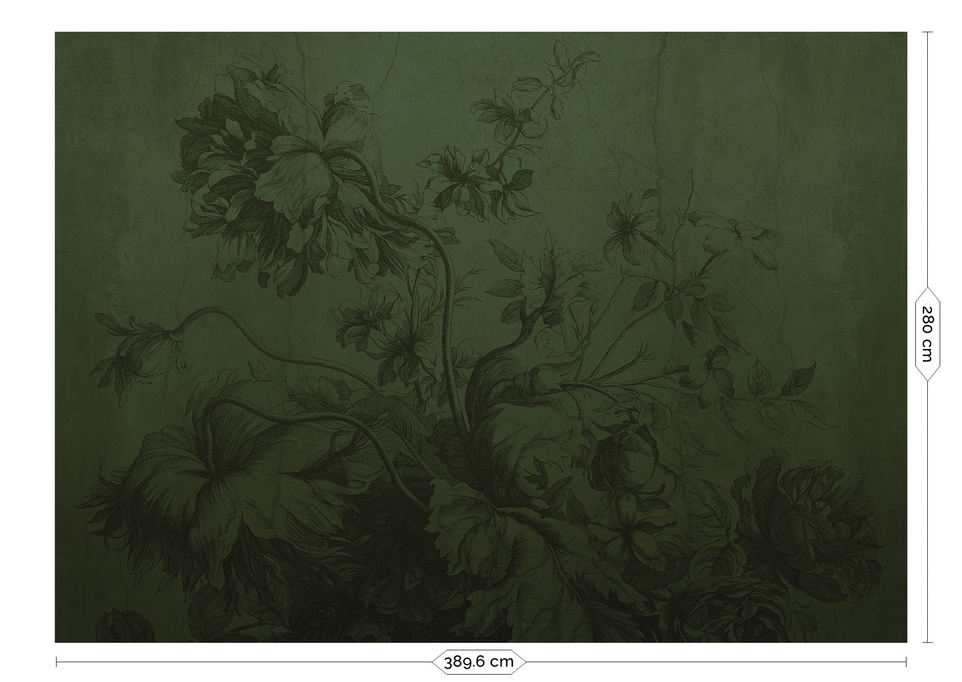 KEK Amsterdam Frans Uyterlinde Gradient Flowers FU-035 - 8 Sheets Behang