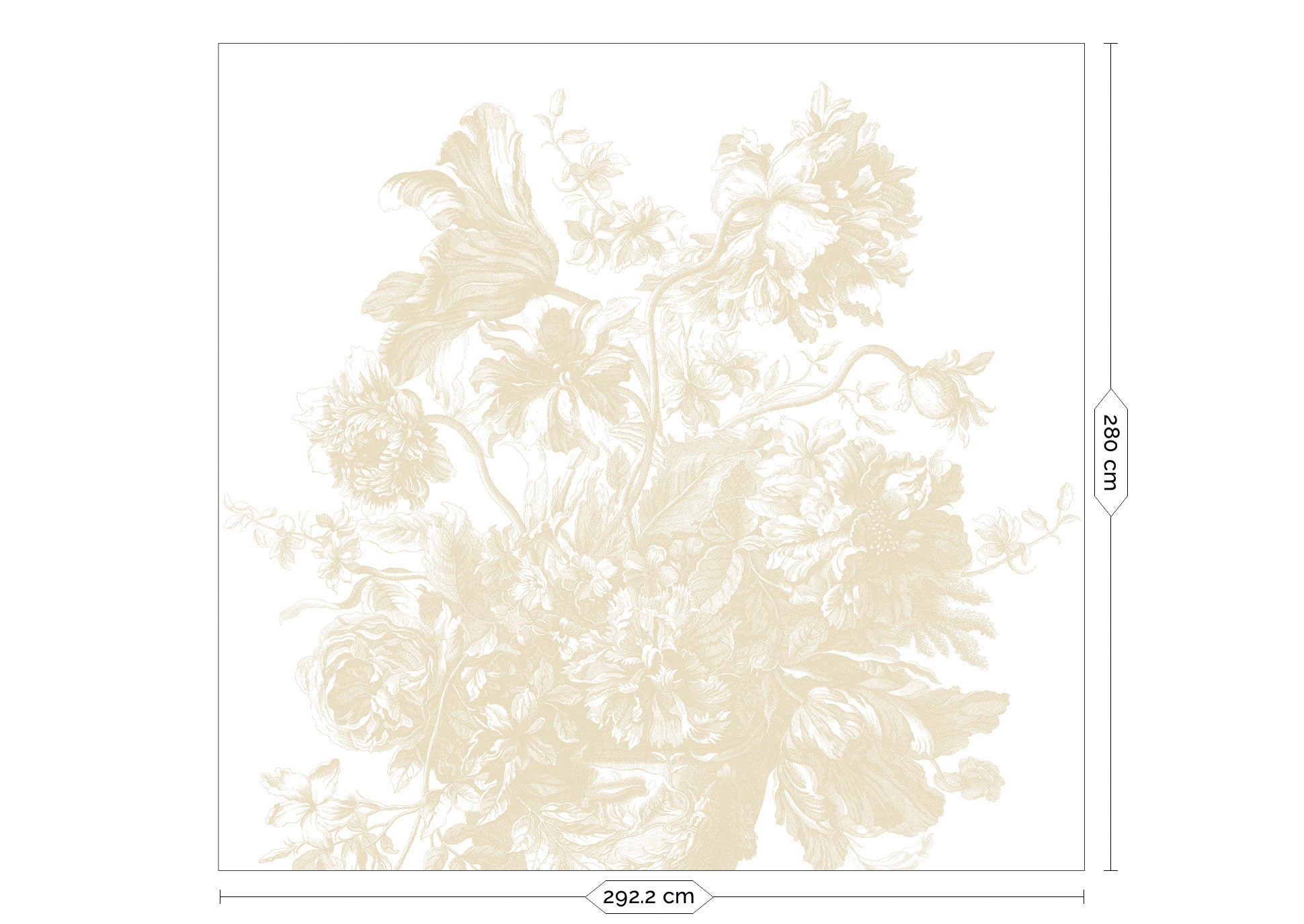 KEK Amsterdam Frans Uyterlinde Gradient Flowers FU-040 - 6 Sheets Behang