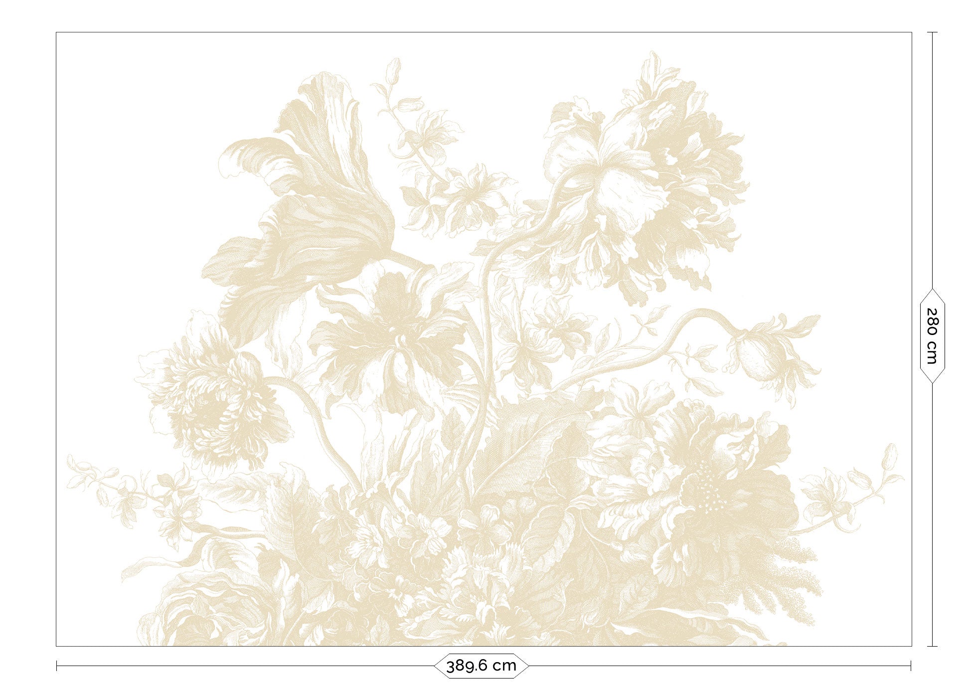 KEK Amsterdam Frans Uyterlinde Gradient Flowers FU-041 - 8 Sheets Behang