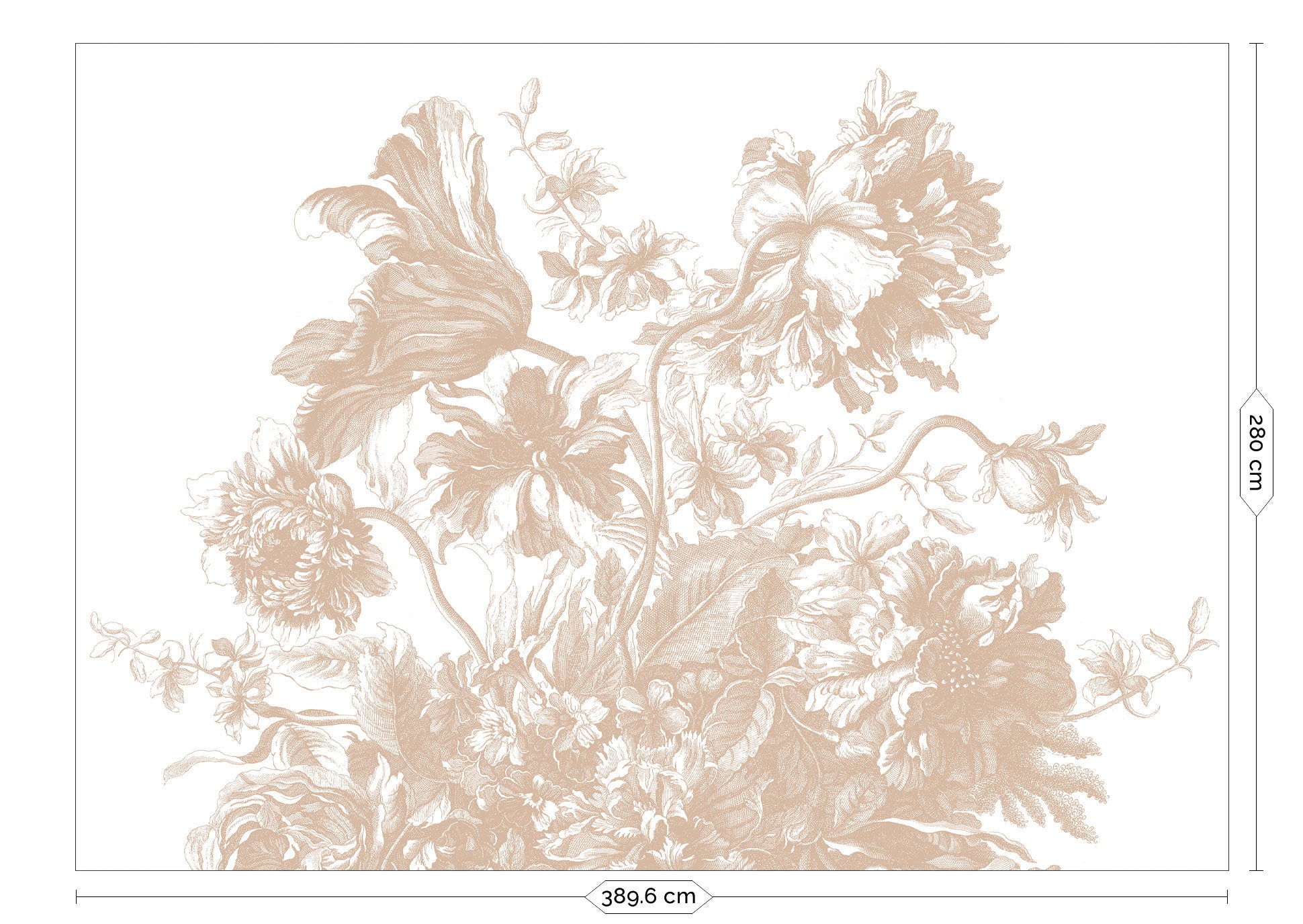KEK Amsterdam Frans Uyterlinde Gradient Flowers FU-044 - 8 Sheets Behang