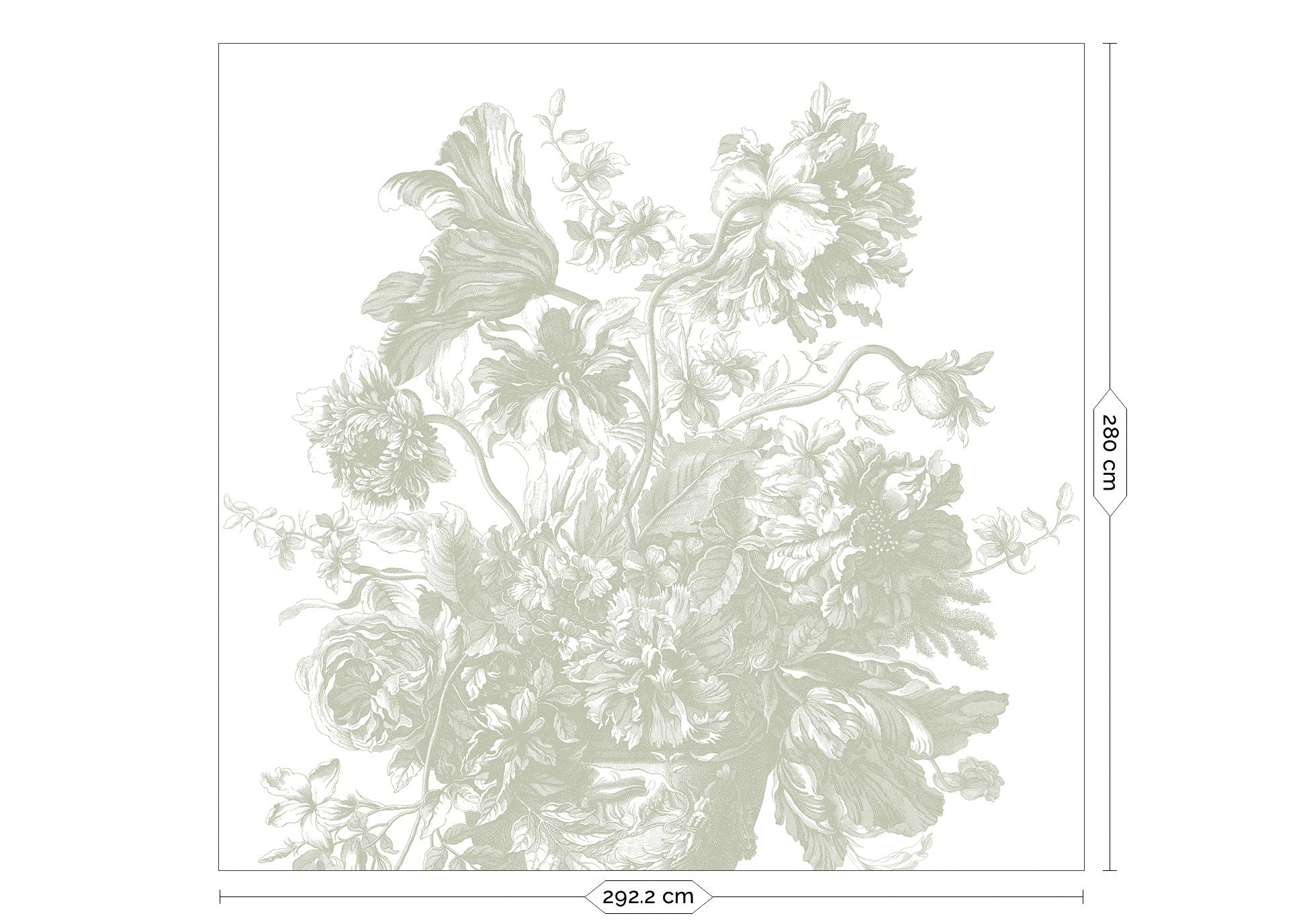 KEK Amsterdam Frans Uyterlinde Gradient Flowers FU-046 - 6 Sheets Behang