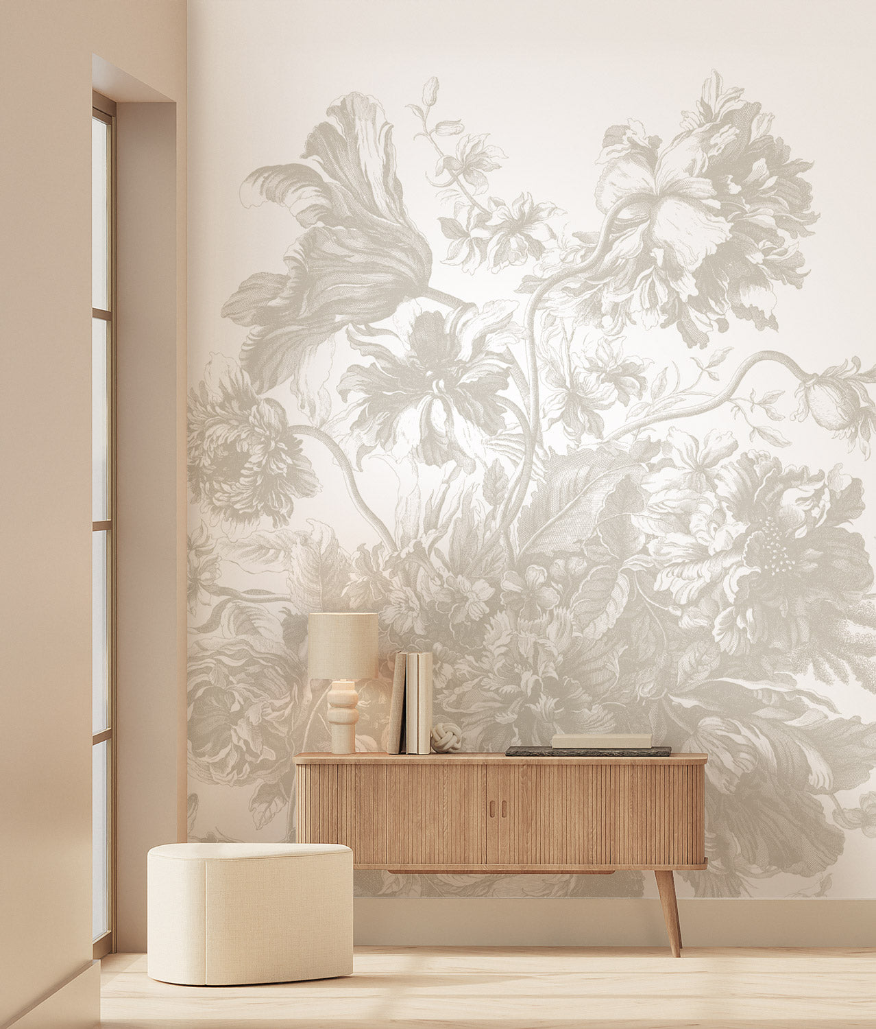KEK Amsterdam Frans Uyterlinde Gradient Flowers FU-048 - 4 Sheets Behang