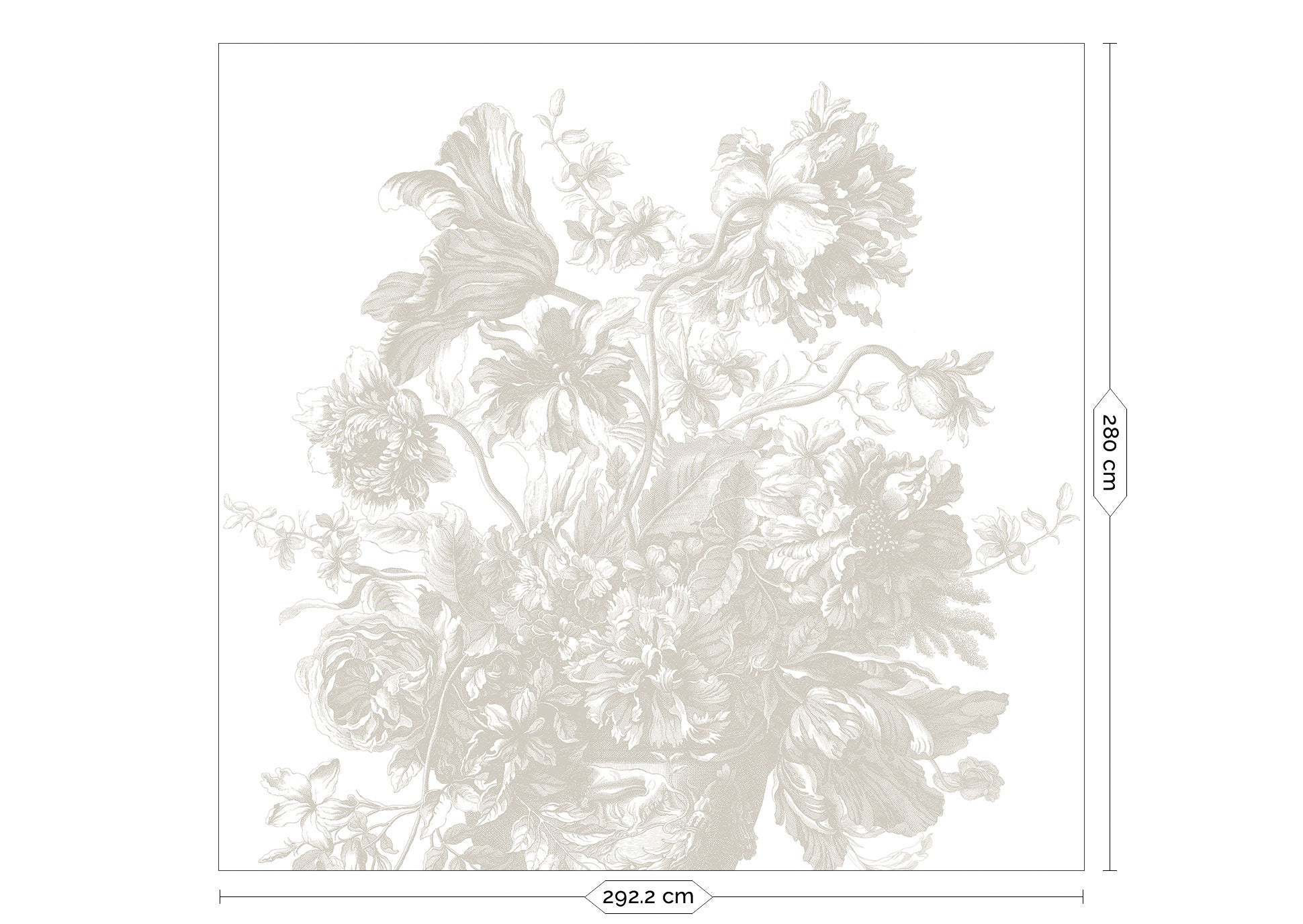 KEK Amsterdam Frans Uyterlinde Gradient Flowers FU-049 - 6 Sheets Behang