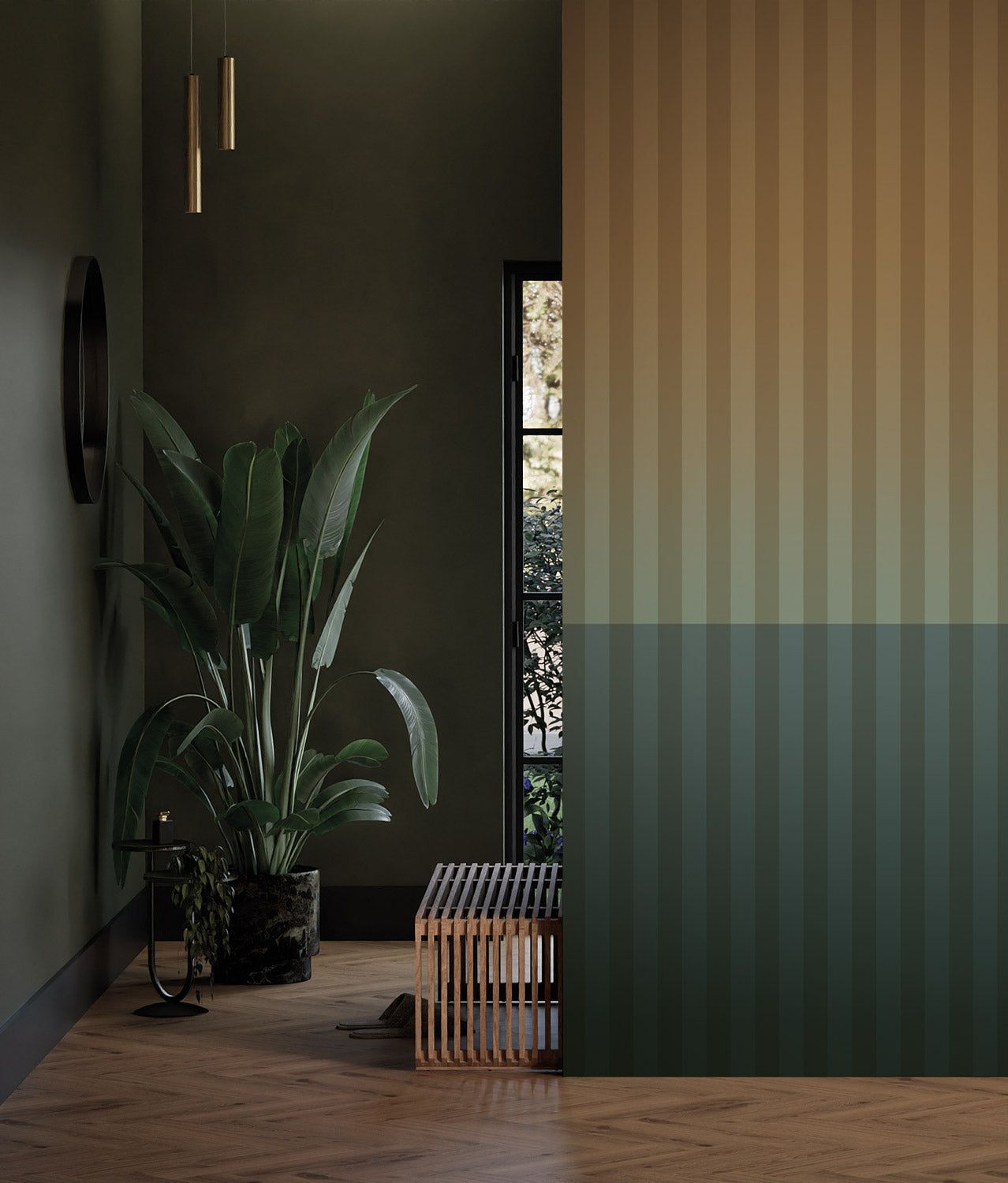 KEK Amsterdam Frans Uyterlinde Gradient Stripes FU-017 Behang