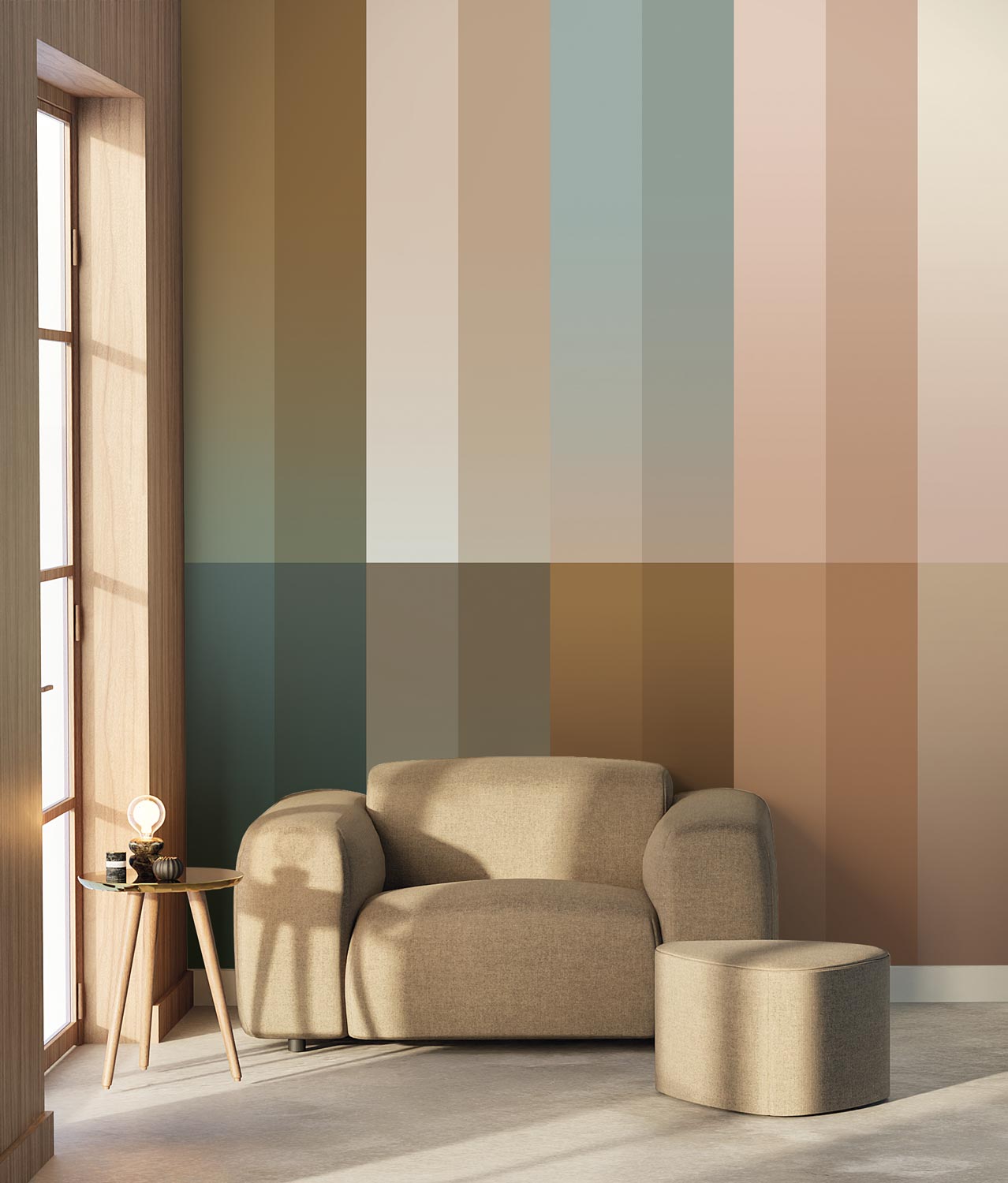 KEK Amsterdam Frans Uyterlinde Gradient Stripes FU-026 - 8 Sheets