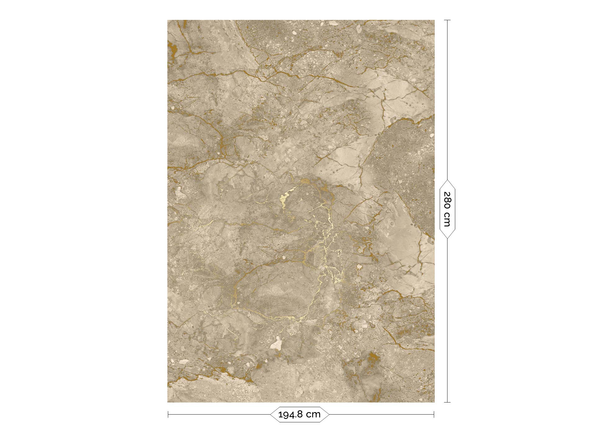 KEK Amsterdam Frans Uyterlinde Marble FU-063 - 4 Sheets Behang