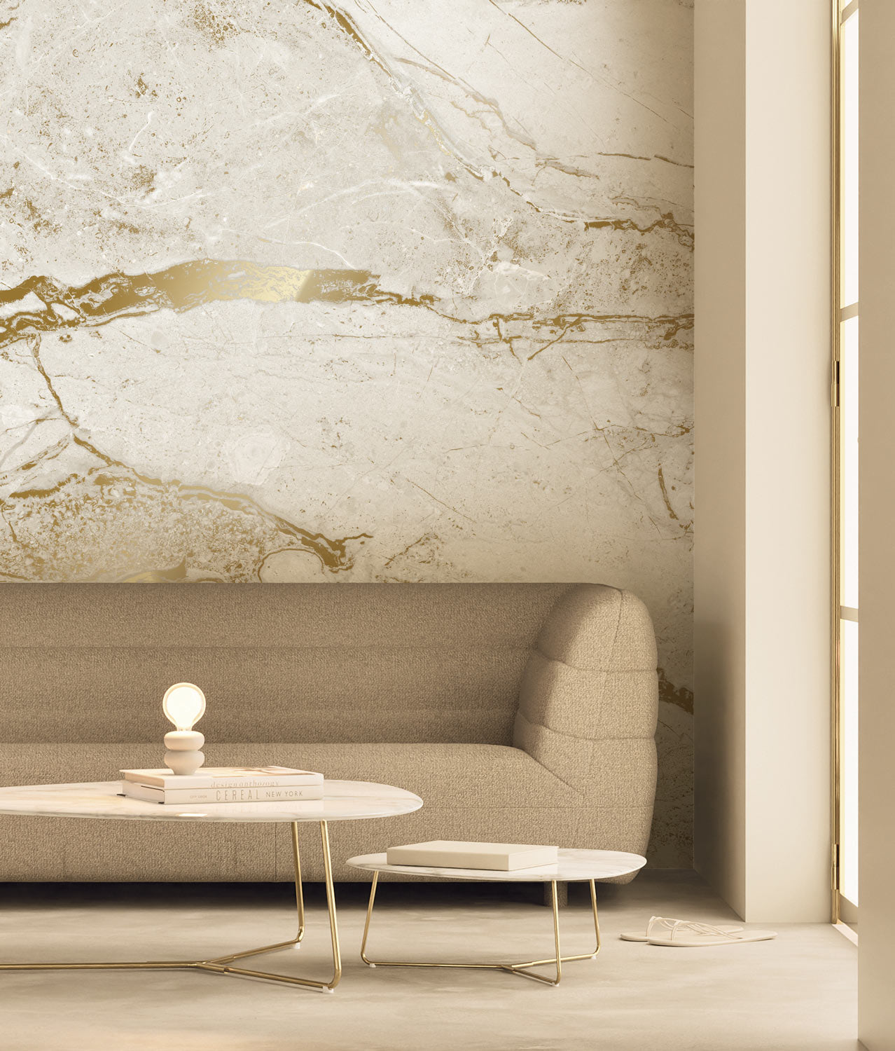 KEK Amsterdam Frans Uyterlinde Marble FU-072 - 4 Sheets Behang