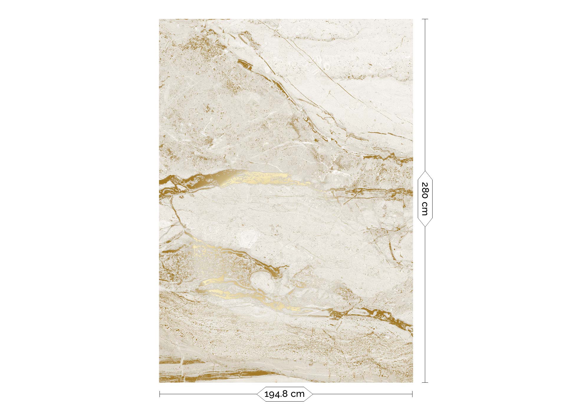 KEK Amsterdam Frans Uyterlinde Marble FU-072 - 4 Sheets Behang