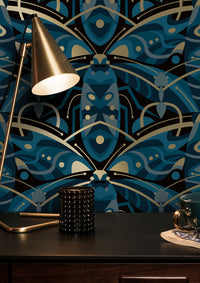 KEK Amsterdam Gold Metallic Beetle Blauw MW-001