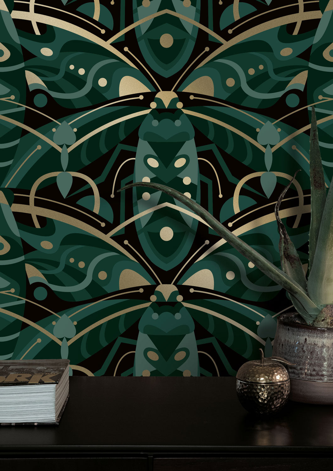 KEK Amsterdam Gold Metallic Beetle Groen MW-002