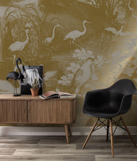 KEK Amsterdam Gold Metallic Engraved Landscapes MW-110 - 4 Sheets
