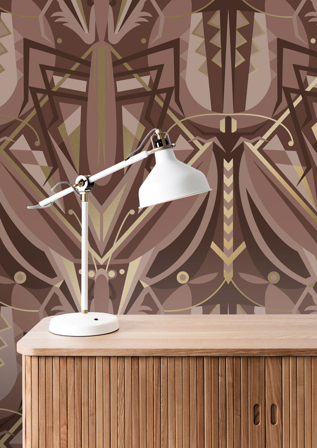 KEK Amsterdam Gold Metallic Grasshopper Taupe MW-006