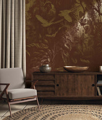 KEK Amsterdam Gold Metallic Tropical Landscapes MW-062 - 6 Sheets
