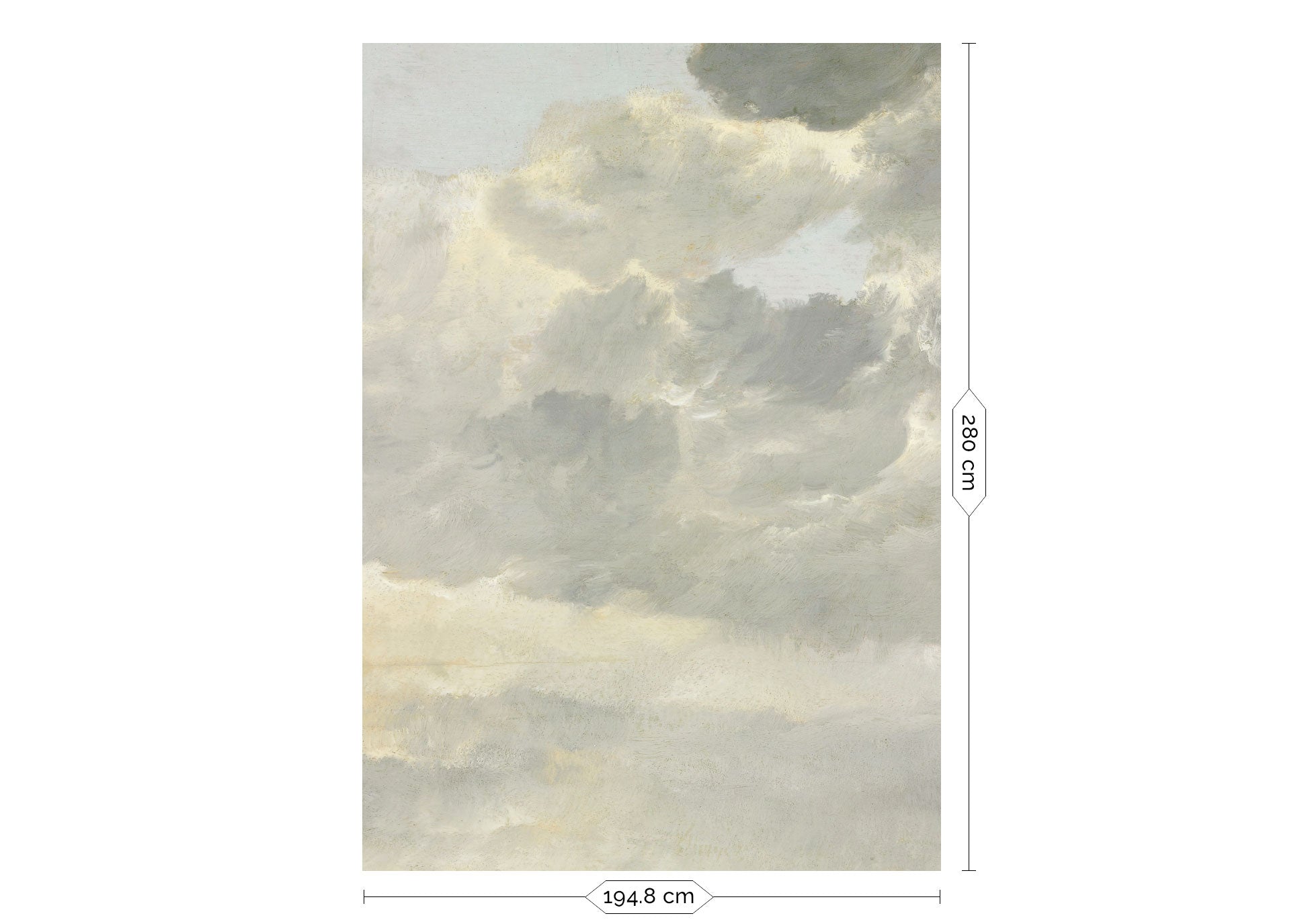 KEK Amsterdam Golden Age Clouds WP-206 - 4 Sheets Behang